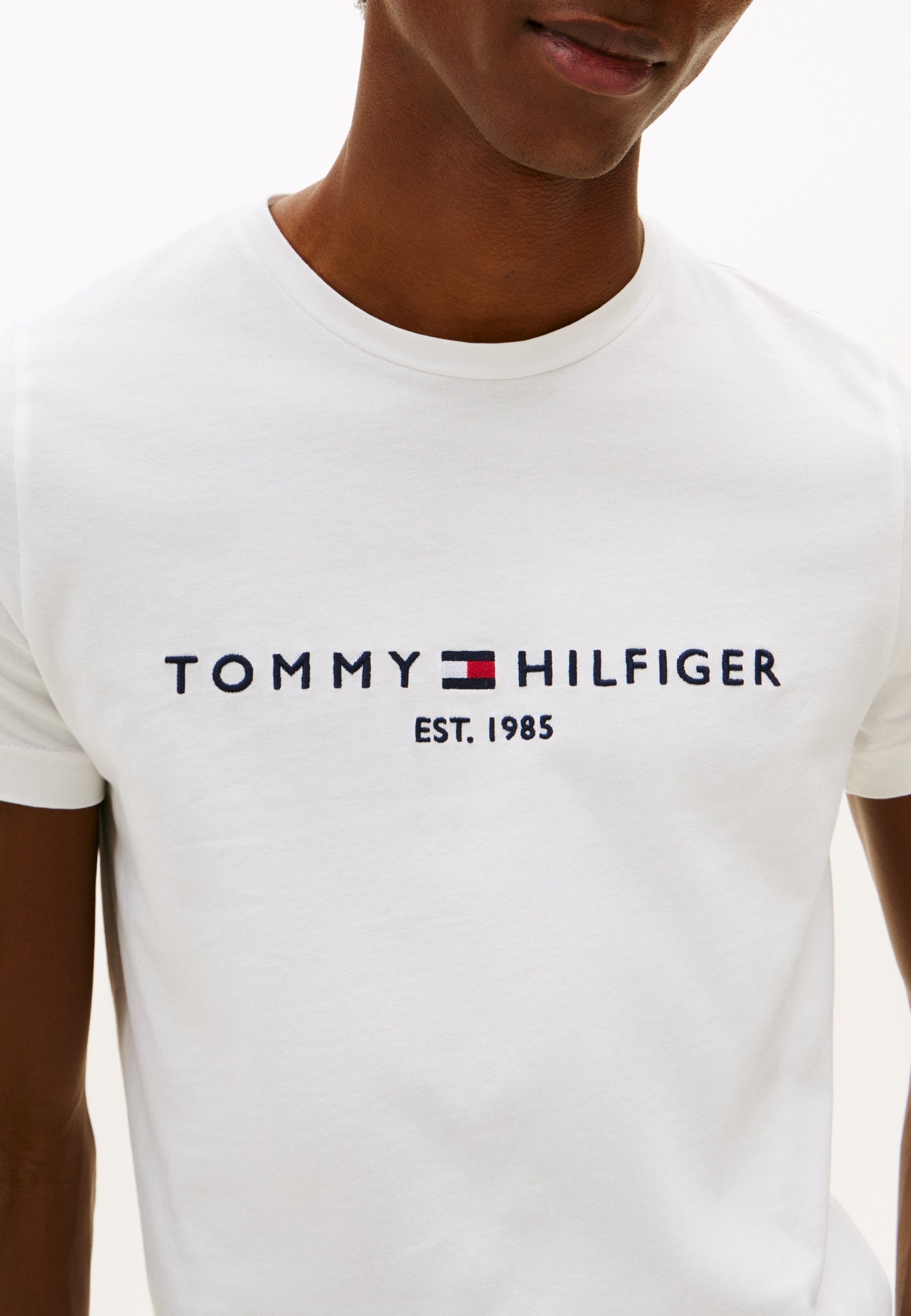 CORE LOGO TEE - Print T-shirt - white