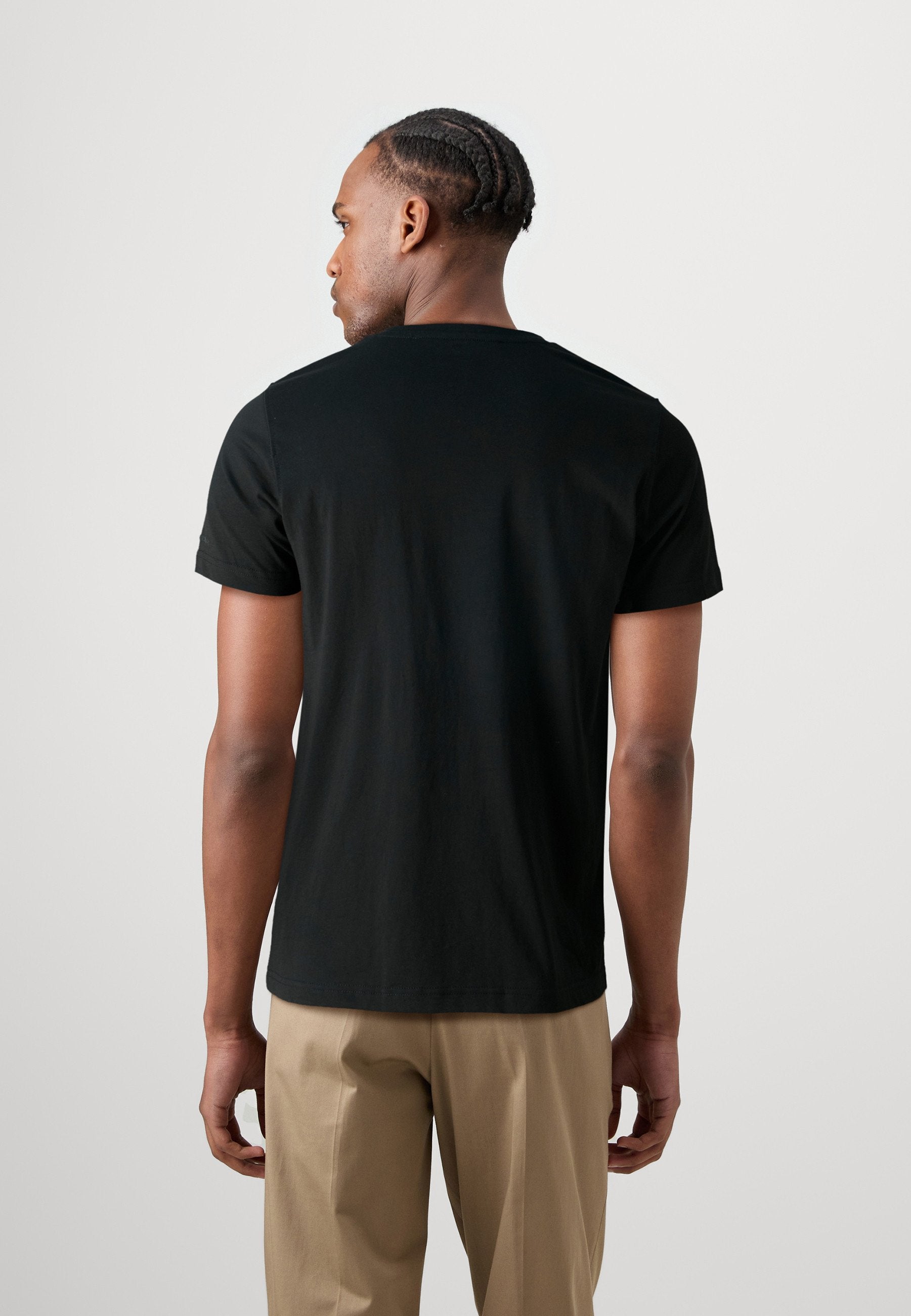 CREW NECK 2 PACK - Basic T-shirt - black