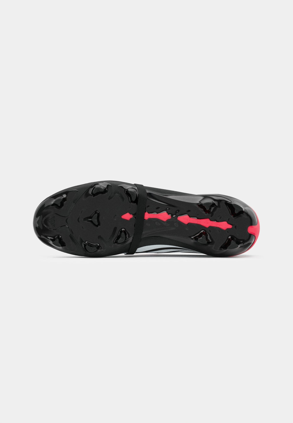 PREDATOR LİG KATLANIR DİL - Sabit zemin futbol ayakkabısı - core black/footwear white/lucid red