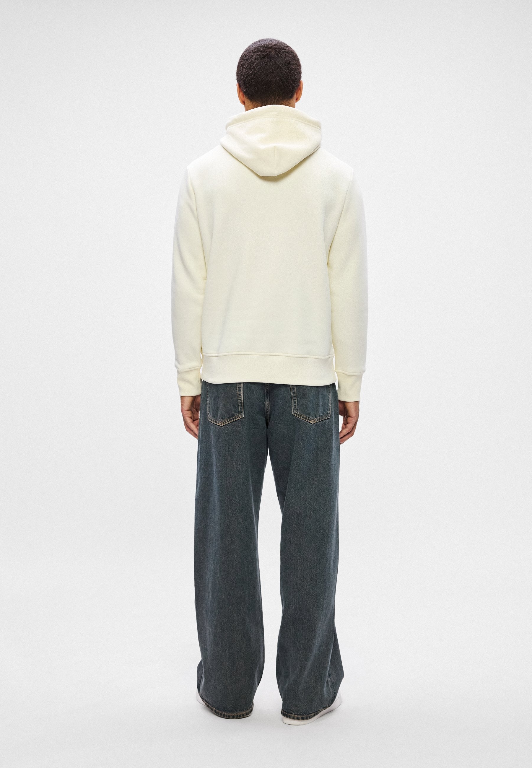 GRAPHIC HOODIE - Hoodie - cream