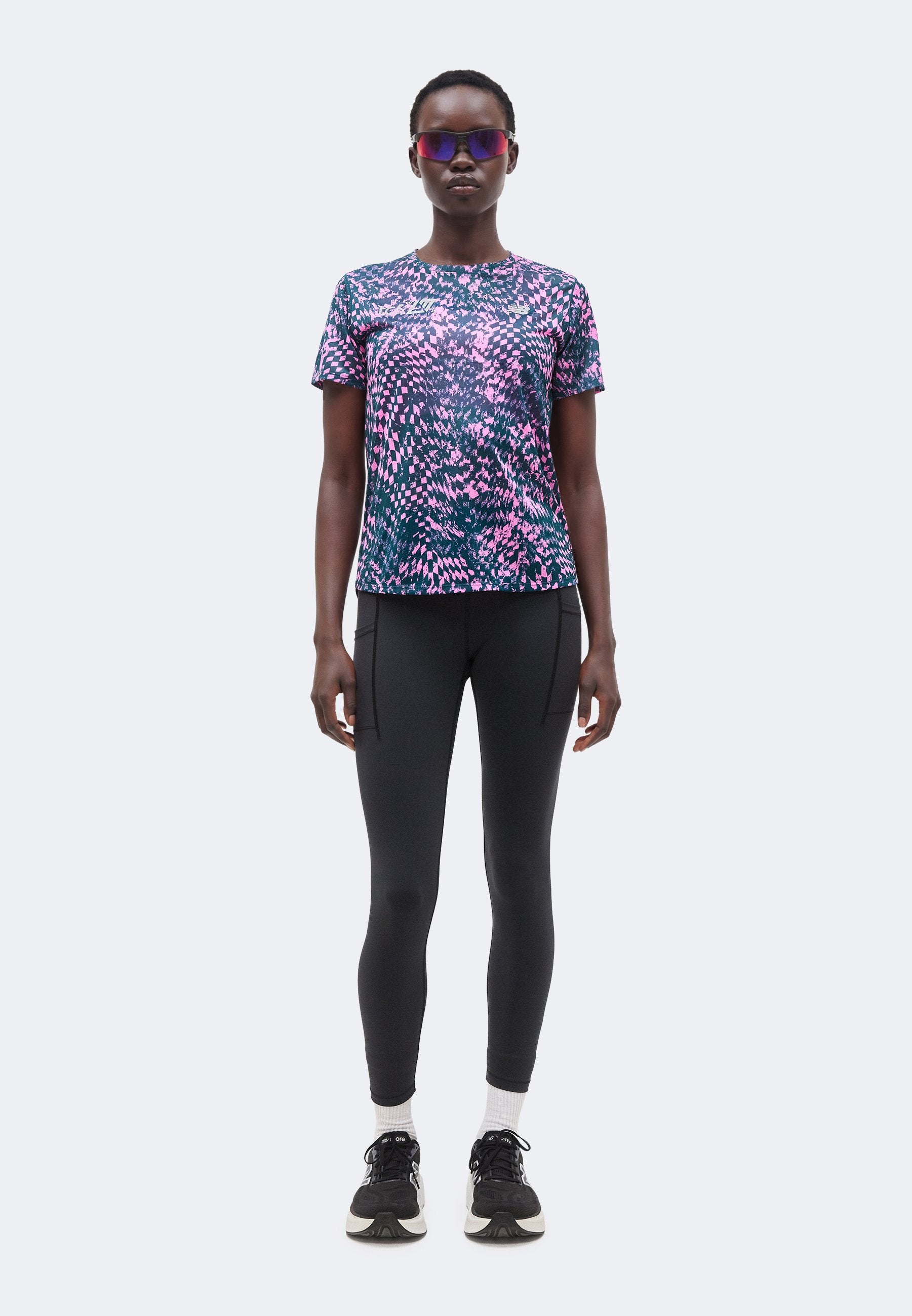 LONDON EDITION ATHLETICS PRINTED - Sports T-shirt - pink heat