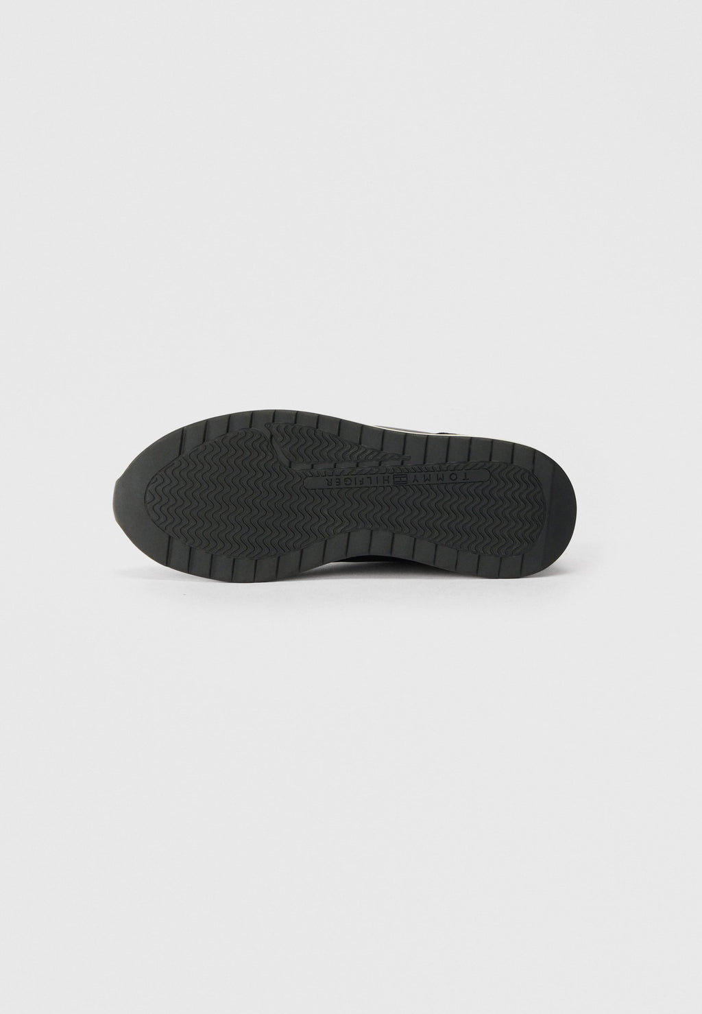 EMBOSSED TH MONOGRAM LEATHER TRAINERS - Trainers - black