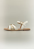 MARY - Sandals - white/platinum-coloured