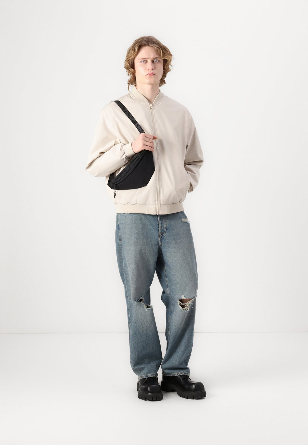 JJECHARGE BOMBER JACKET NOOS - Bomber Jacket - moonbeam