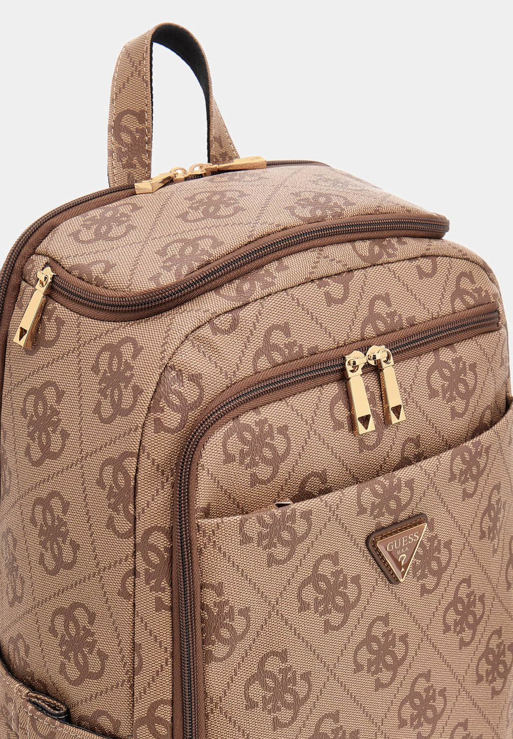 BERTA - Rucksack - latte logo/brown
