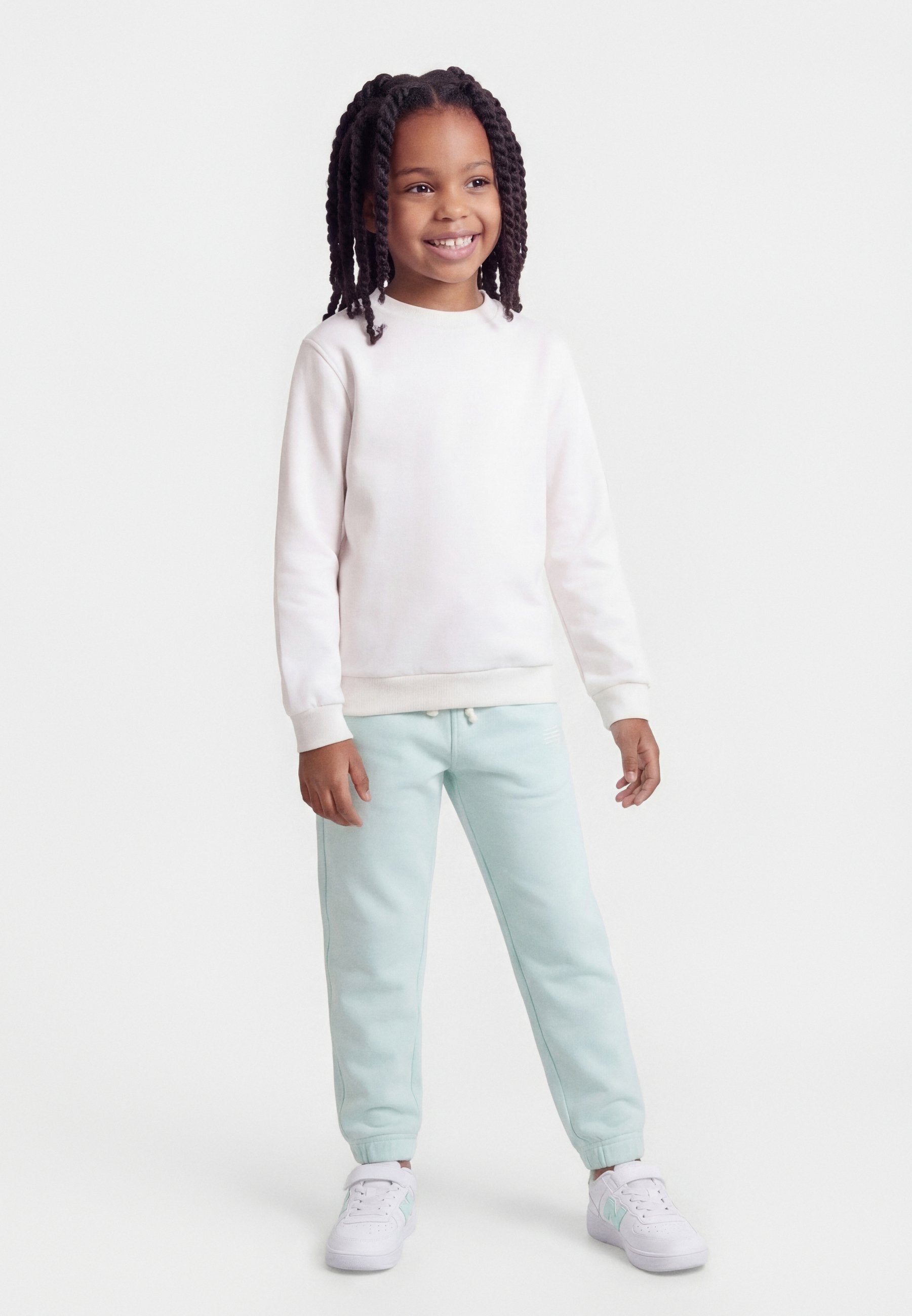 SMALL LOGO  - Tracksuit bottoms - cosmic jade