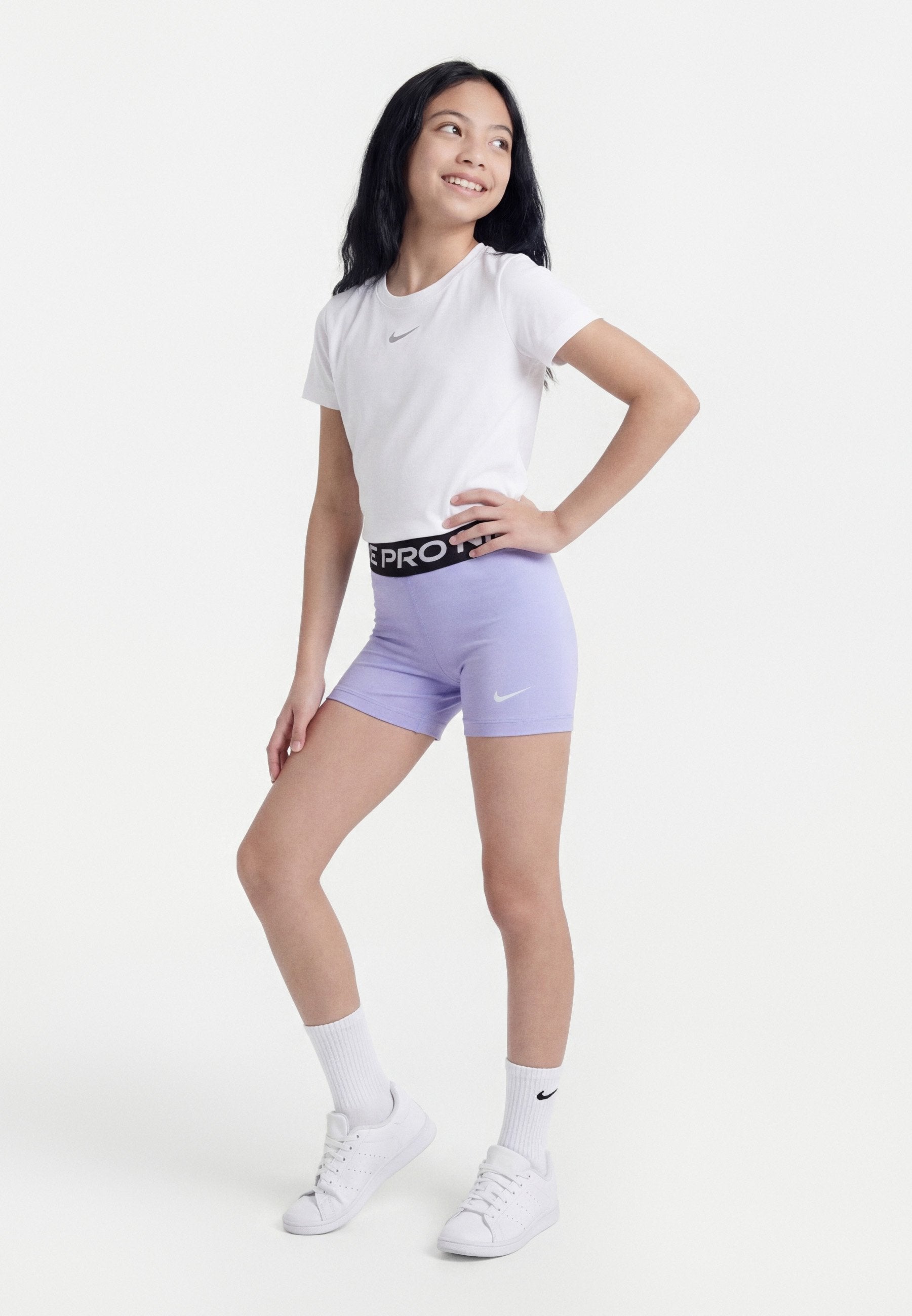 UNISEX - Sports shorts - light thistle/white