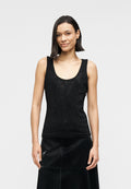 SL ALLOVER TANK - Top - jet black