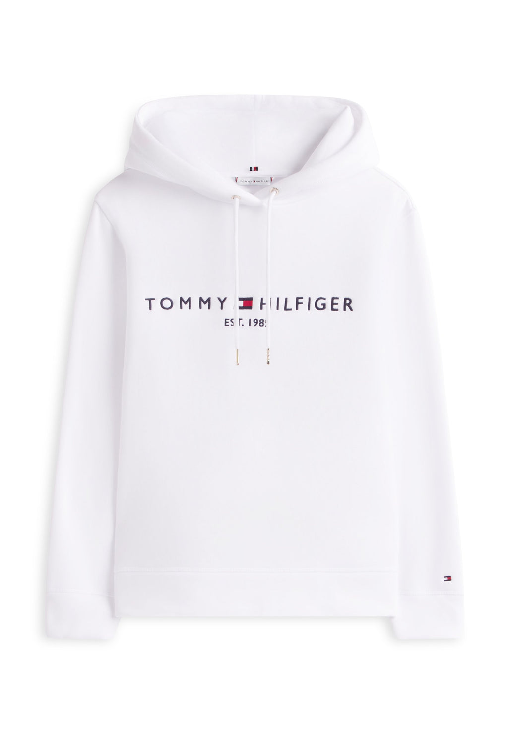 HILFIGER HOODIE  - Hoodie - white