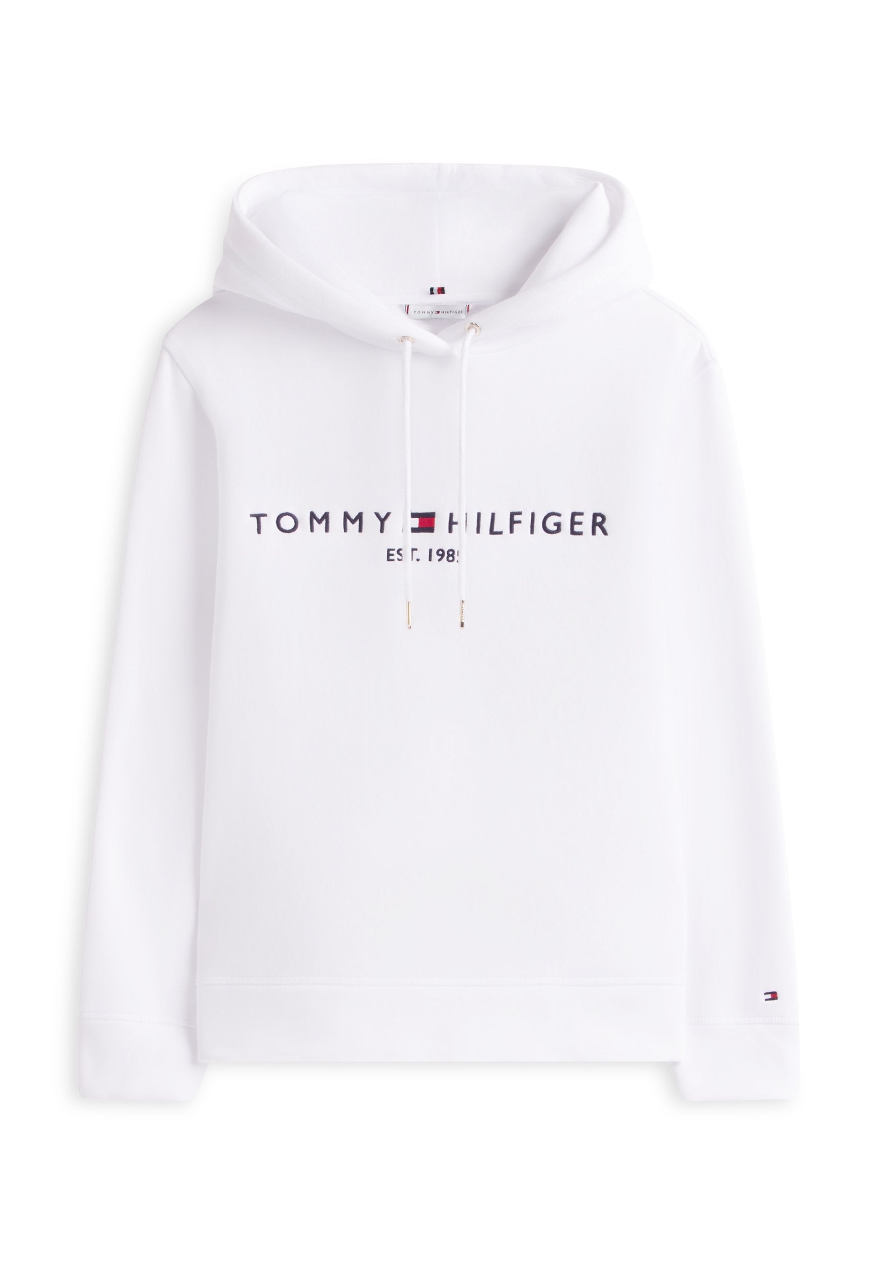 HILFIGER HOODIE  - Hoodie - white
