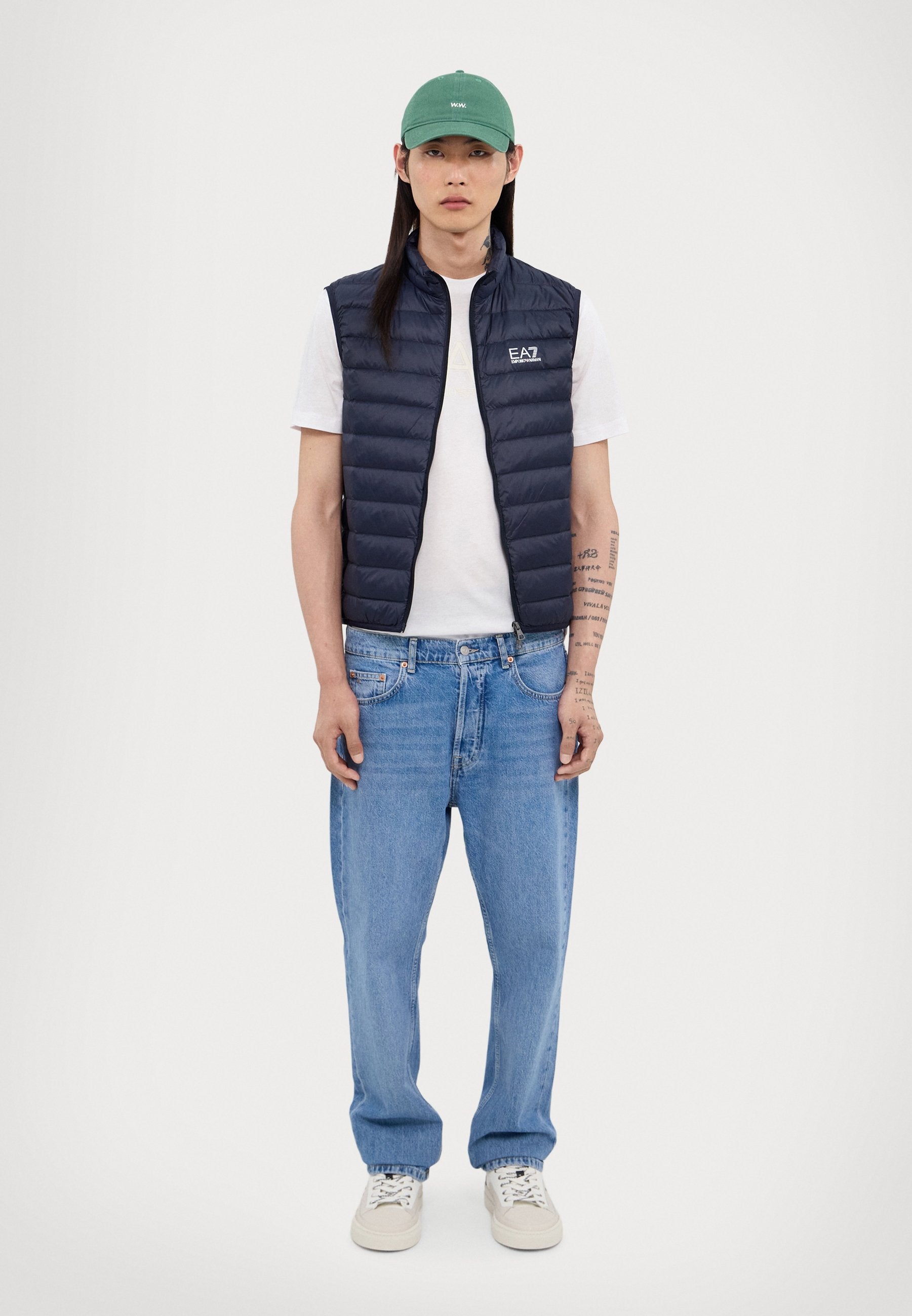 TRAIN CORE UNISEX - Waistcoat - armani blue