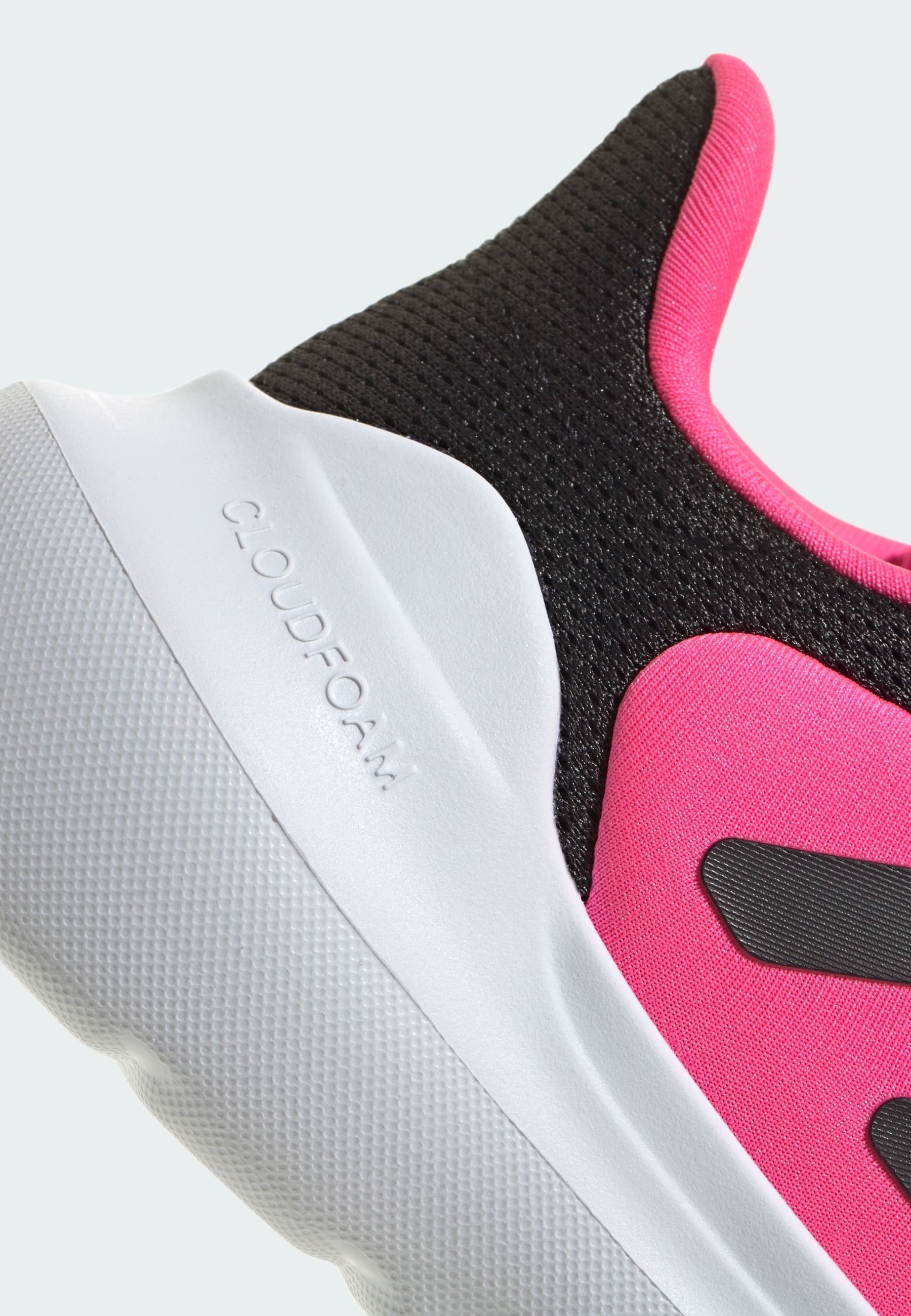 TENSAUR RUN 3.0 UNISEX - Road running shoes - core black core black lucid pink
