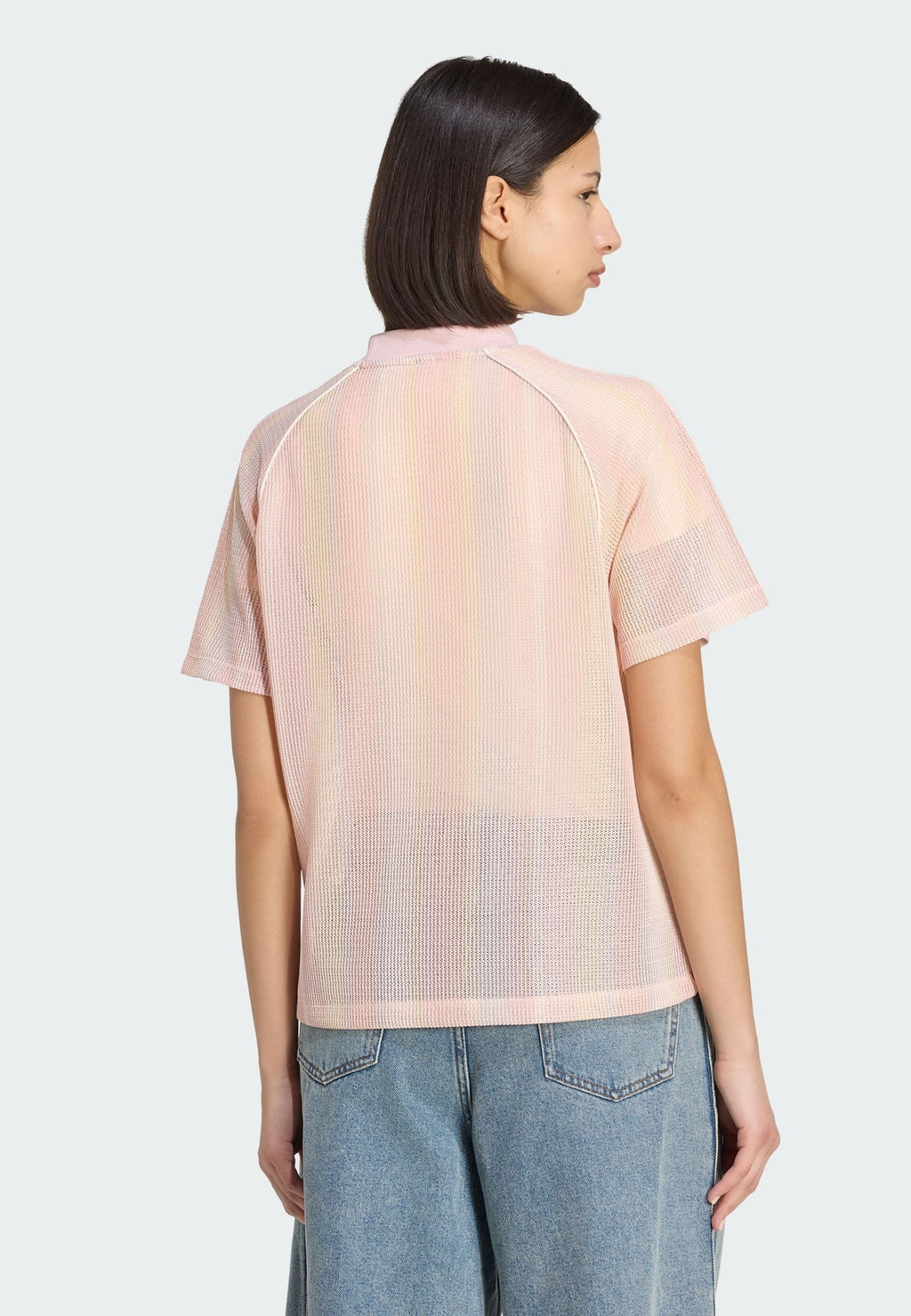 CHEMISE SURTAILLE EN TRICOT GLOW D'ÉTÉ - T-shirt imprimé - rose sable   rose sable