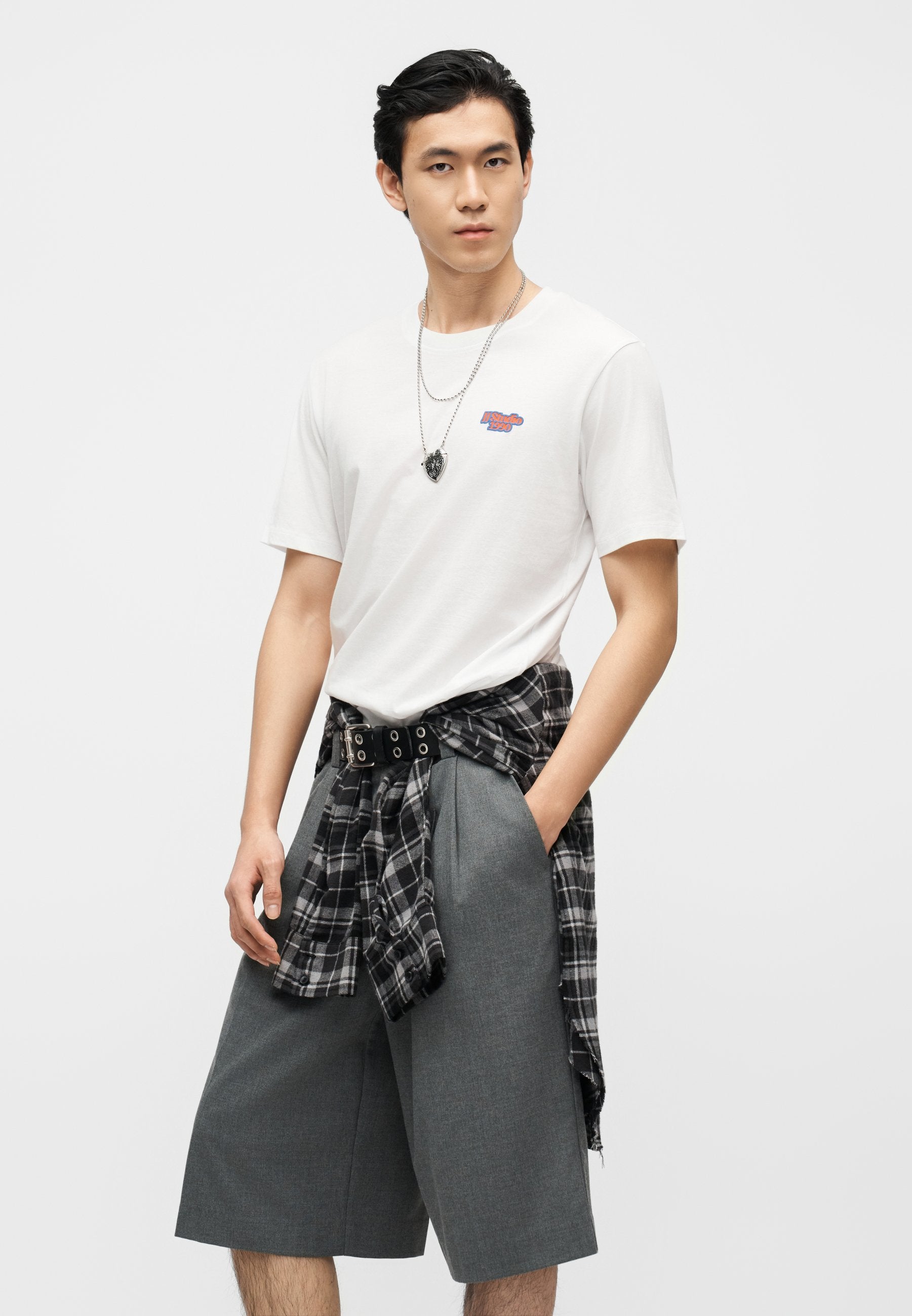 JJSEATTLE TEE CREW NECK - Basic T-shirt - bright white