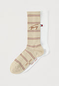 BRETON STRIPE UNISEX 2 PACK - Socks - sand/white