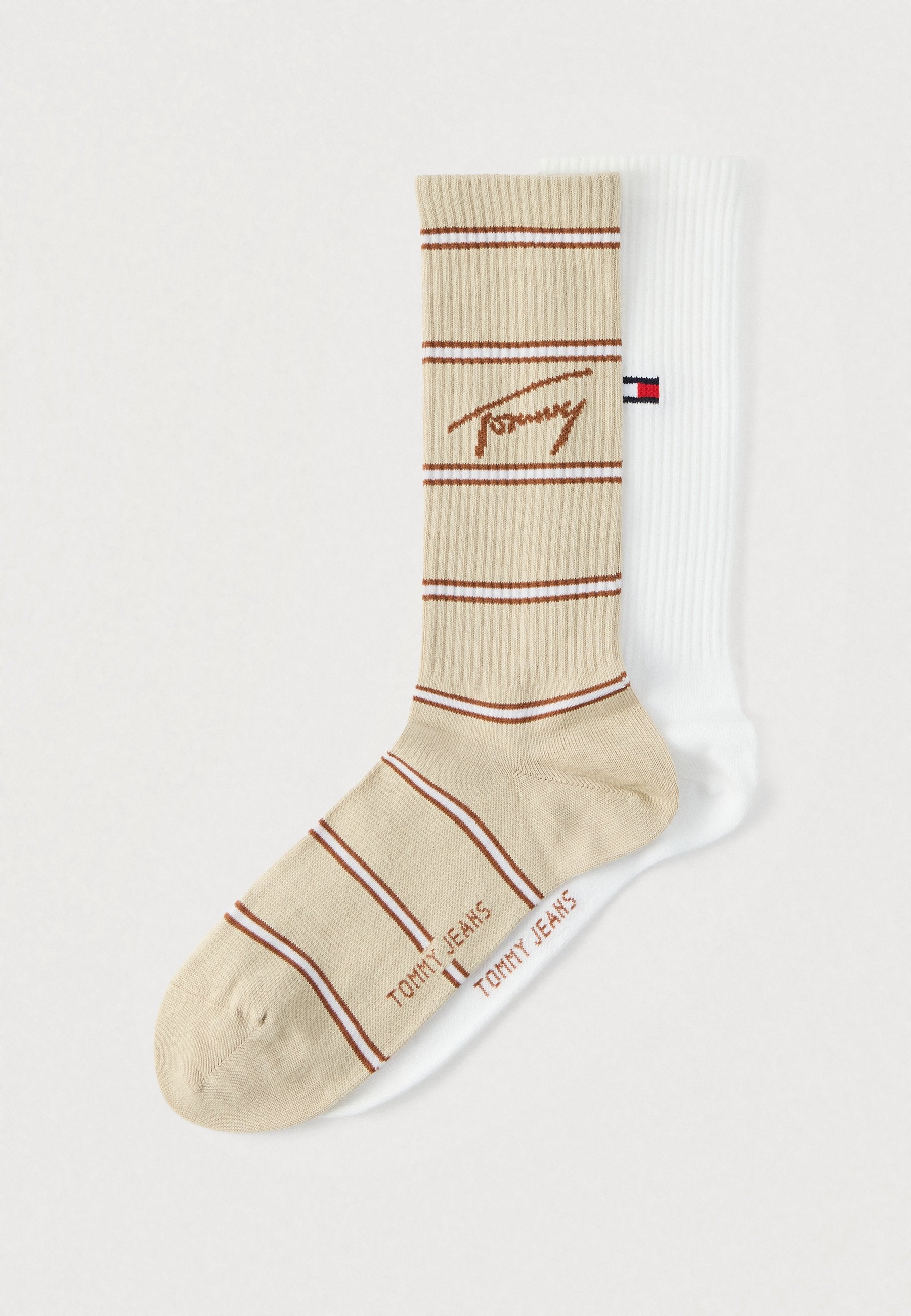 BRETON STRIPE UNISEX 2 PACK - Socks - sand/white