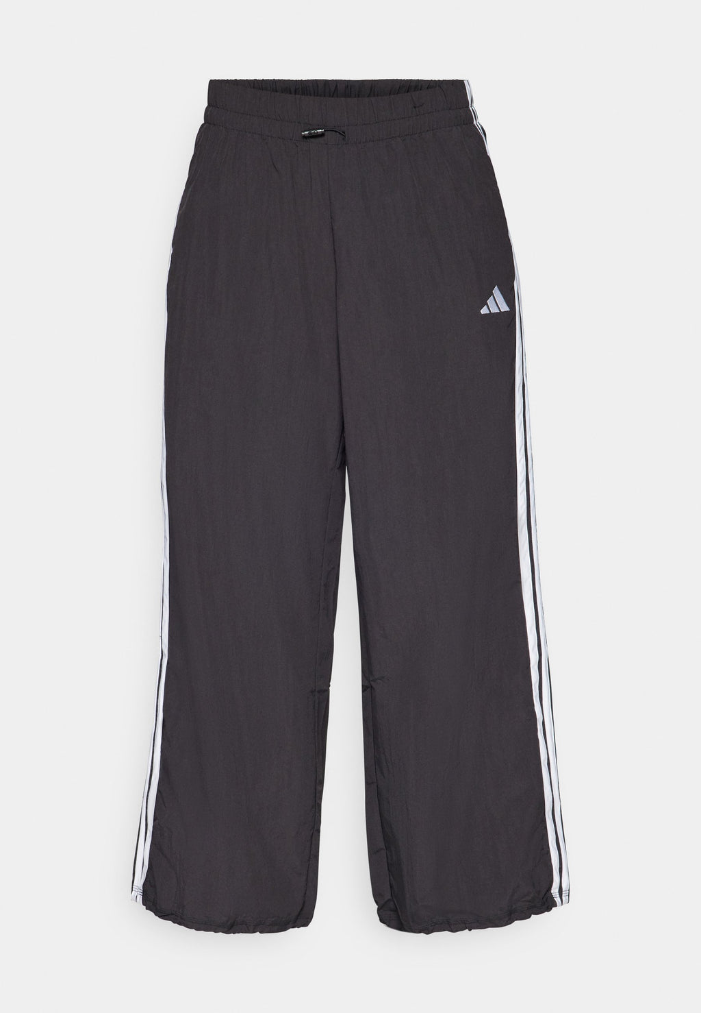 ESSENTIALS 3 STRIPES LIFESTYLE WOVEN PARACHUTE - Bas de survêtement - black/white
