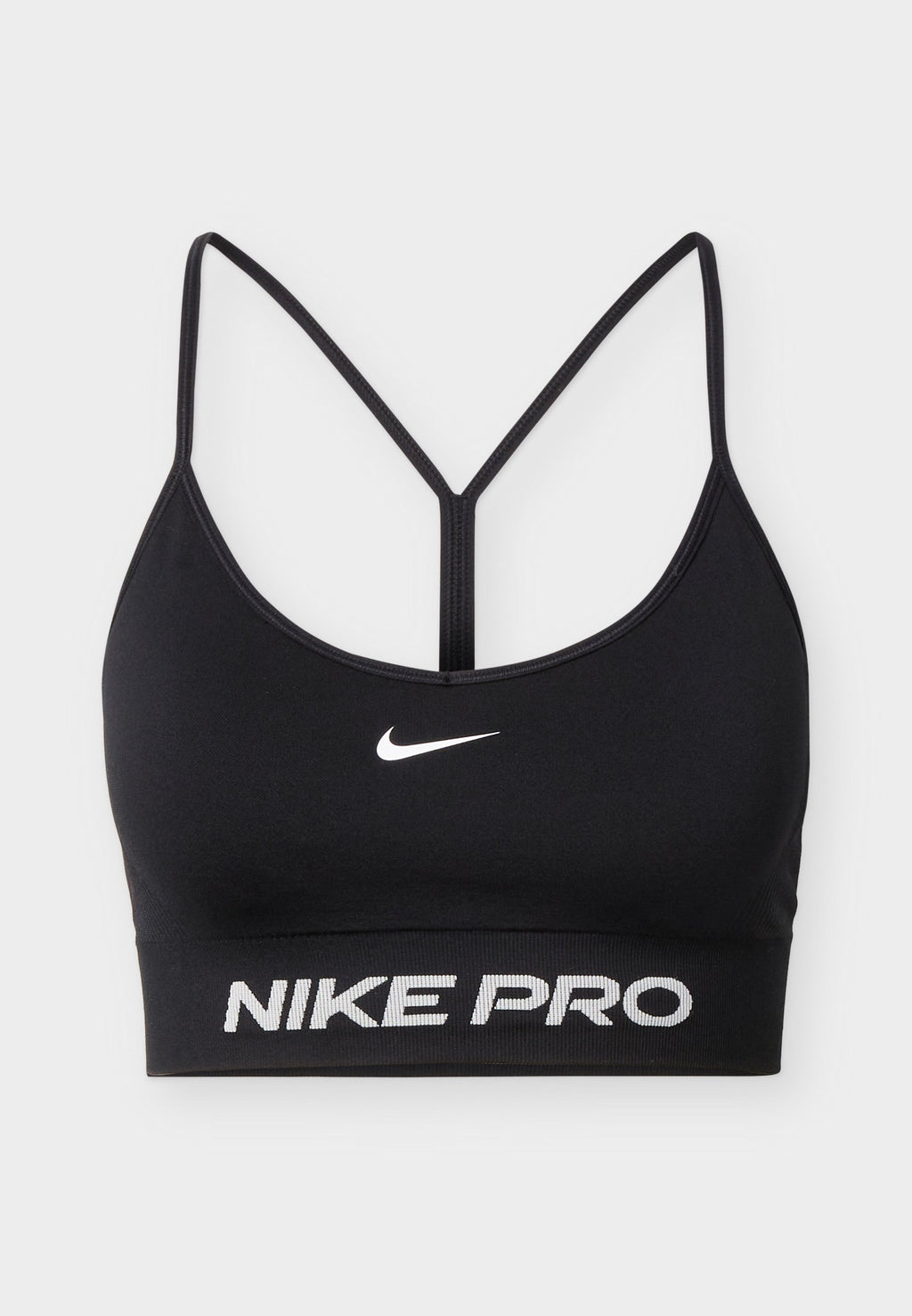 BRA - Light support sports bra - black/white