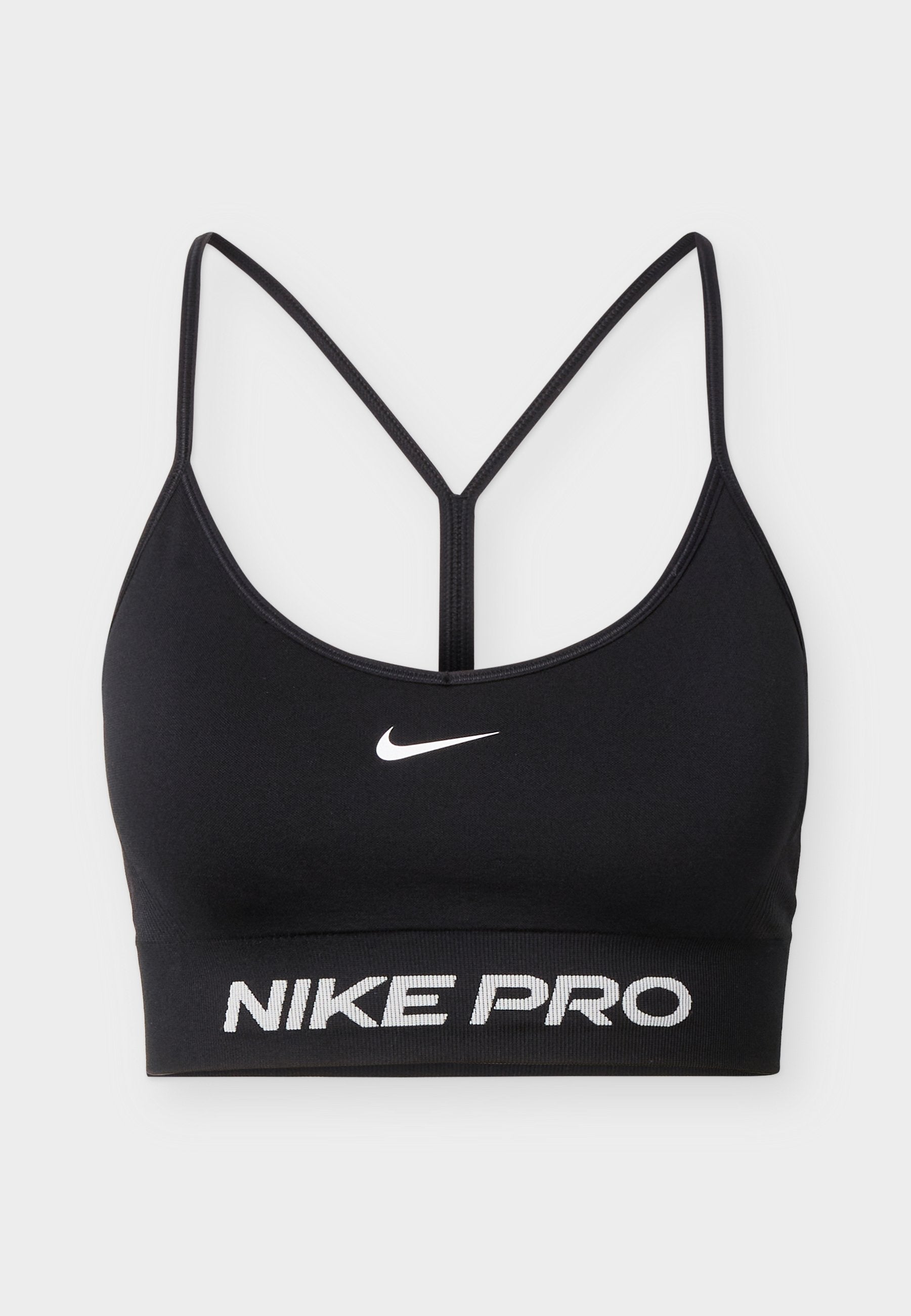 BRA - Light support sports bra - black/white