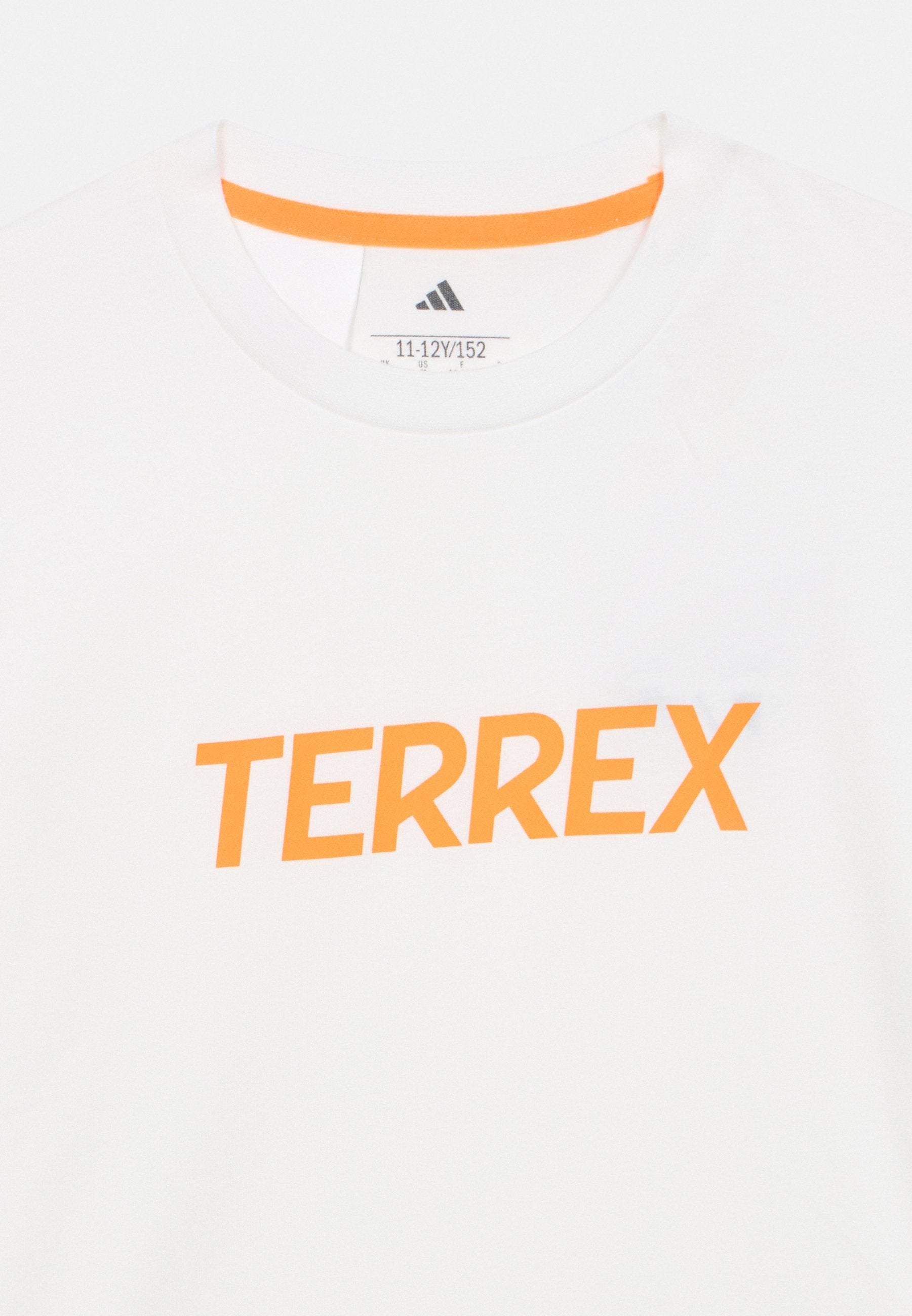 LOGO TEE UNISEX - Sports T-shirt - white