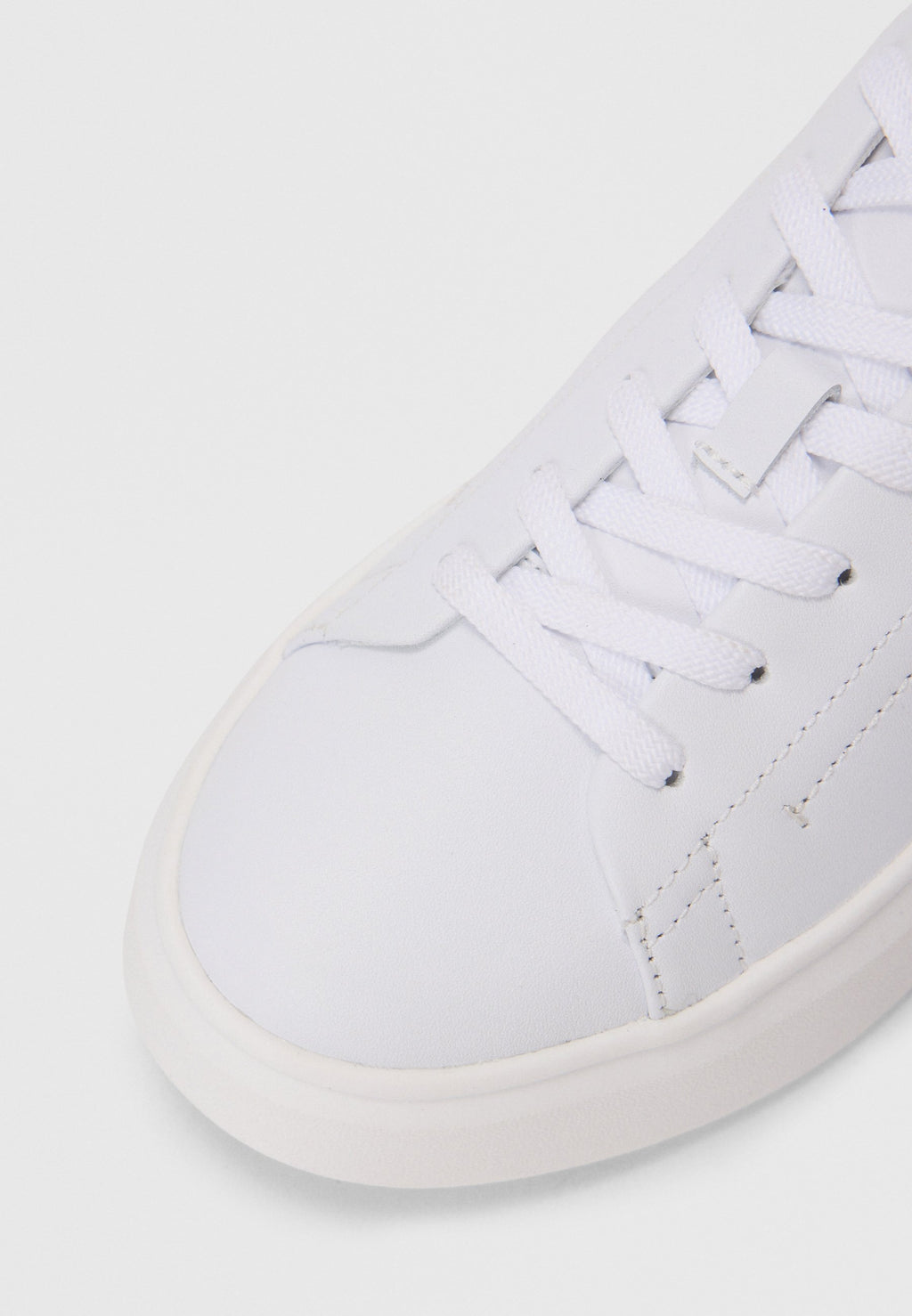 SNOW LEOPARD HEEL LEATHER PLATFORM TRAINERS - Trainers - white