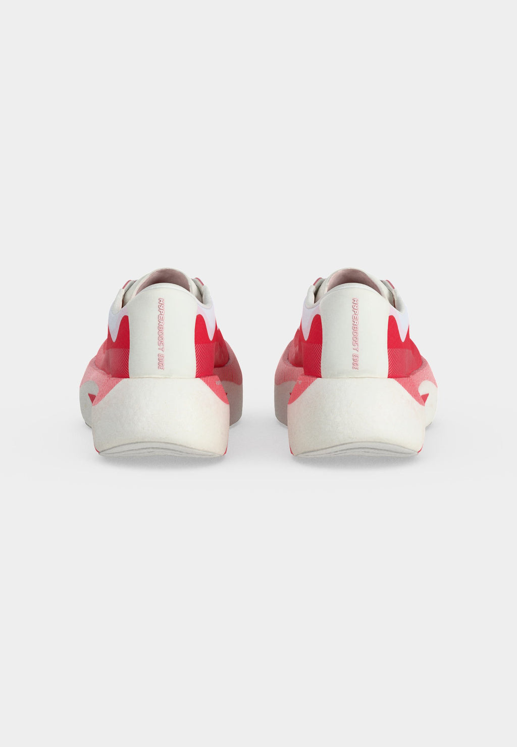 HYPERBOOST EDGE - Road running shoes - cloud white/pure ruby/metallic