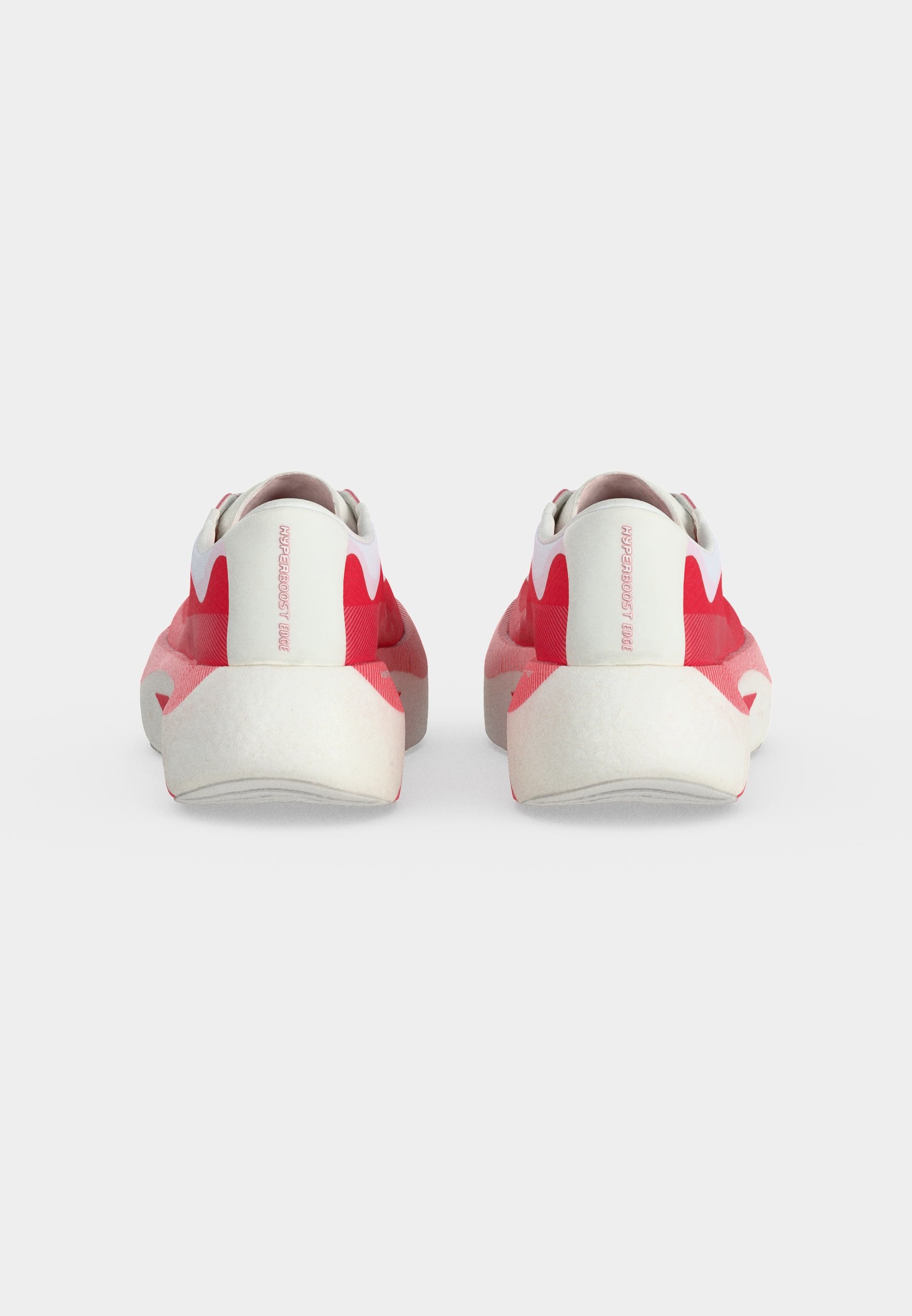 HYPERBOOST EDGE - Road running shoes - cloud white/pure ruby/metallic