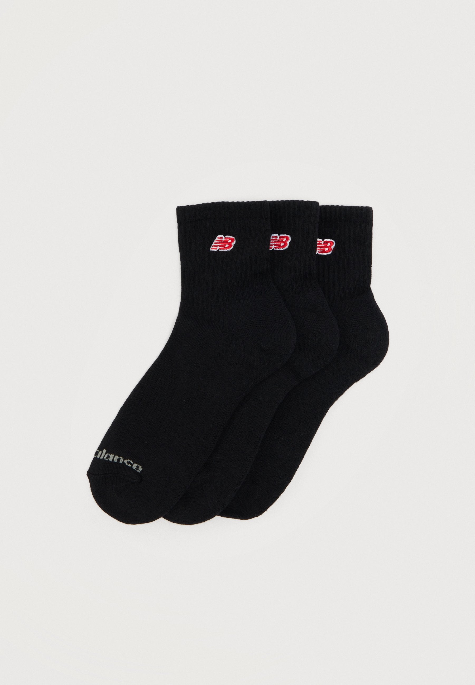 PATCH LOGO ANKLE UNISEX 3 PACK  - Socks - black