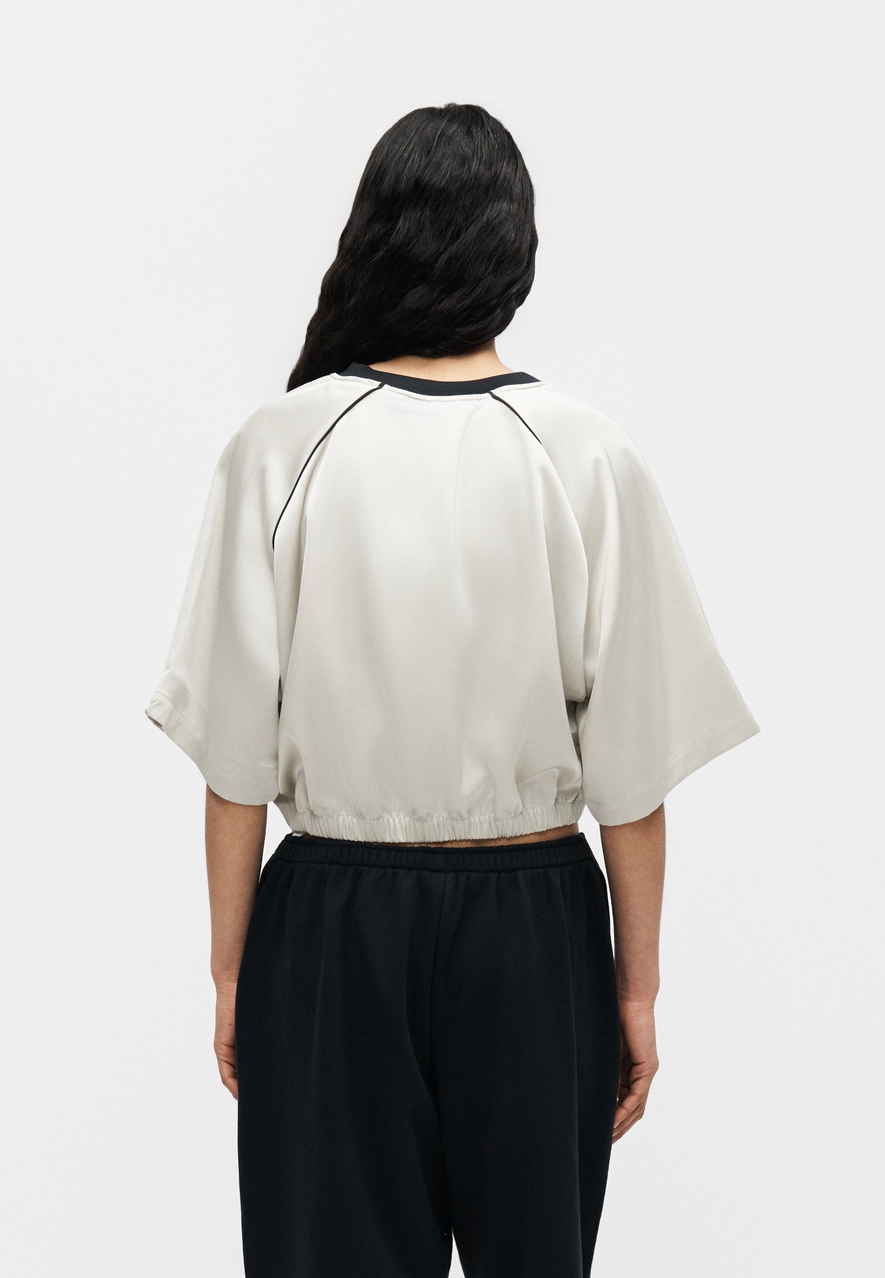 Blouse - light bone/black