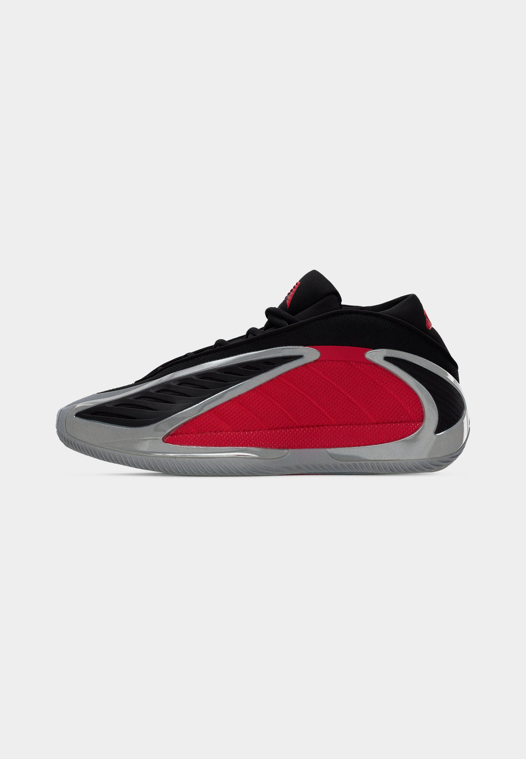 ANTHONY EDWARDS 2 UNISEX - Basketball shoes - silver-coloured metallic/pure ruby/core black