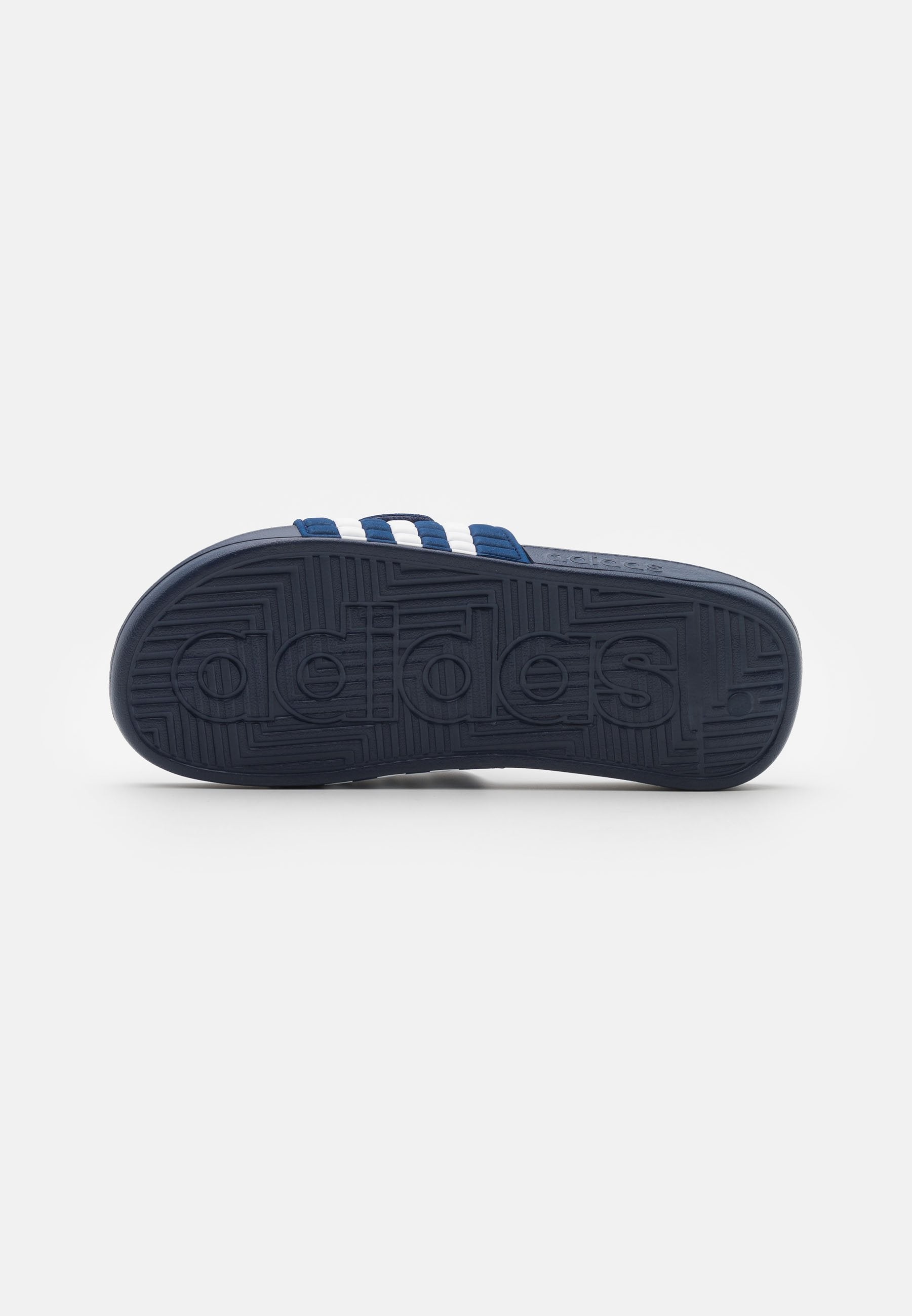 ADISSAGE - Claquettes de piscine - bleu foncé/blanc chaussures