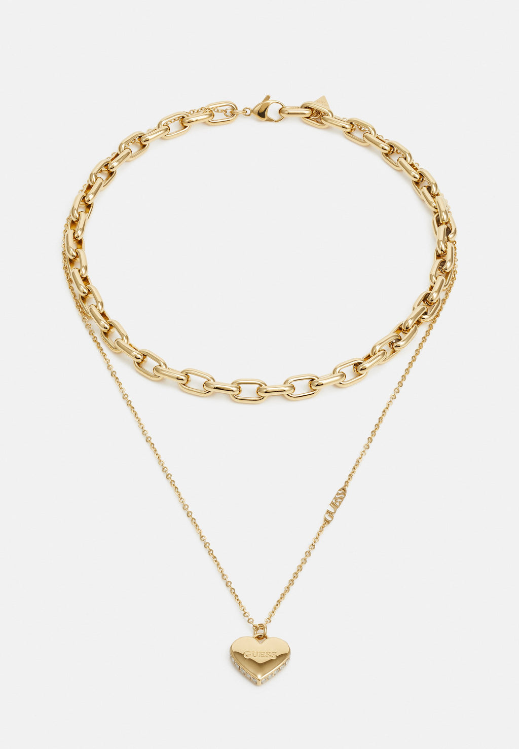 FALLING IN LOVE - Necklace - yellow gold-coloured