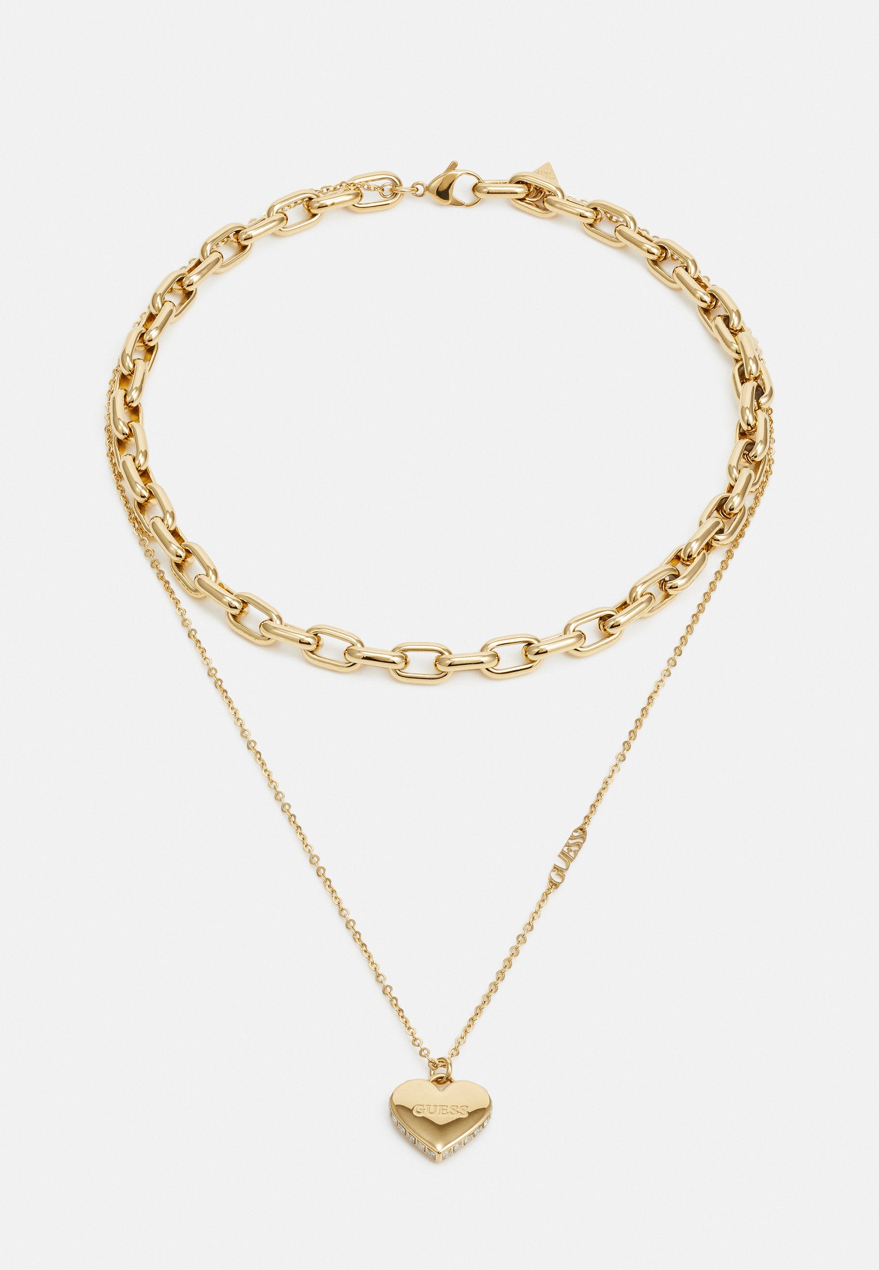 FALLING IN LOVE - Necklace - yellow gold-coloured