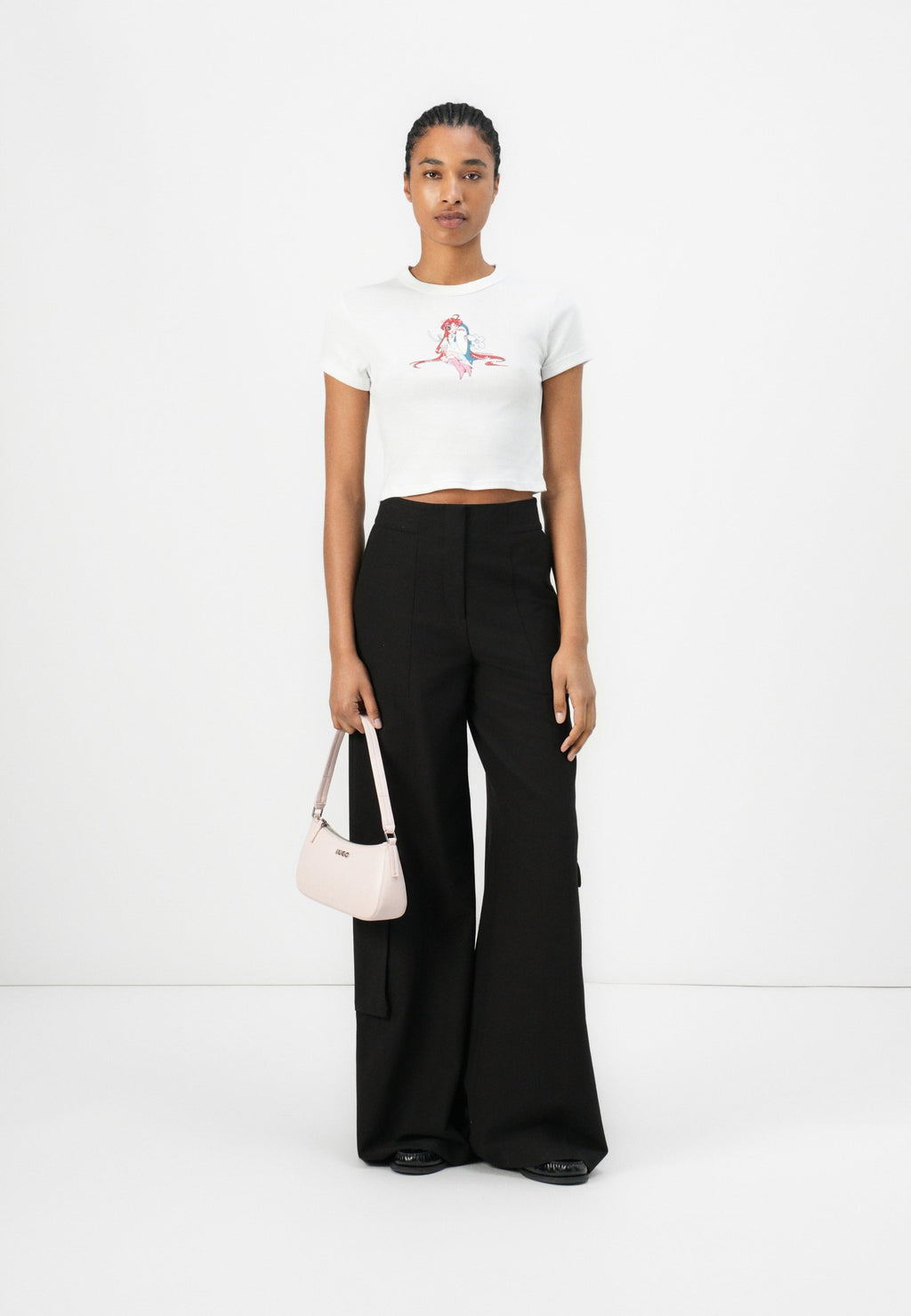 DALIA - Print T-shirt - white