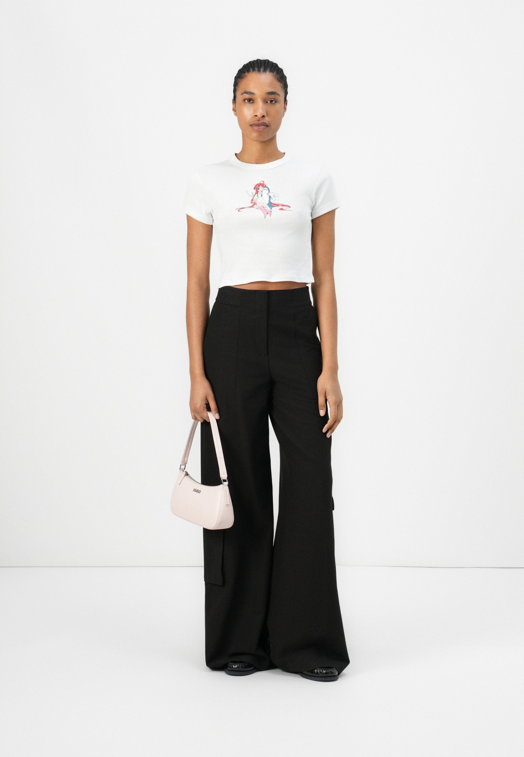 DALIA - Print T-shirt - white