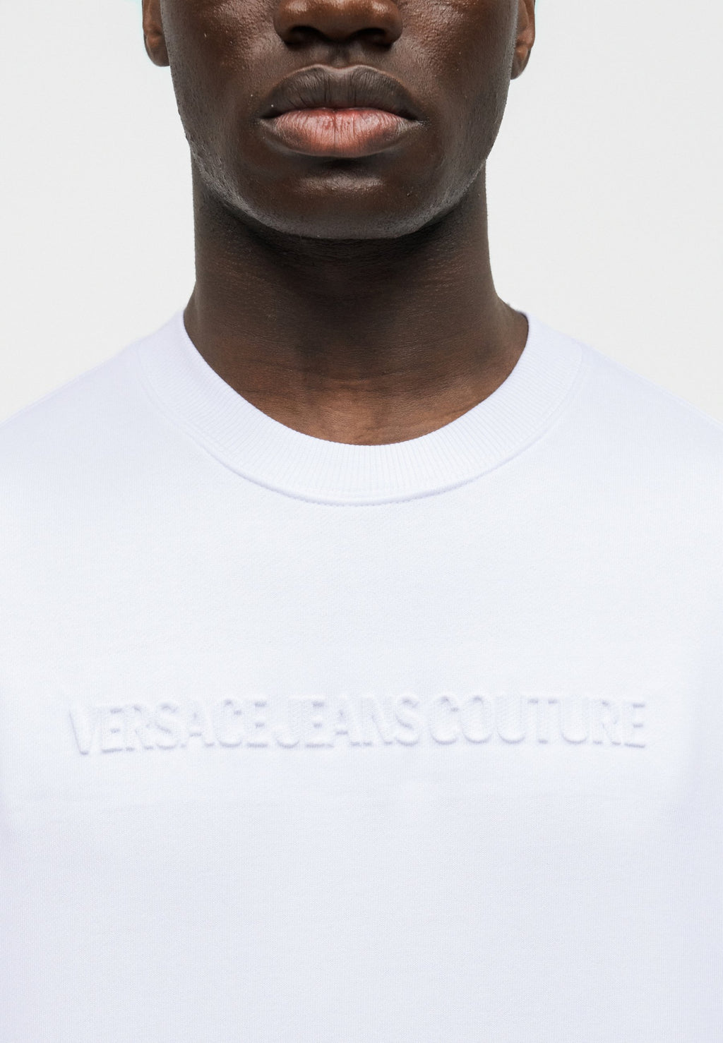 EMBOSSED - Sweatshirt - white