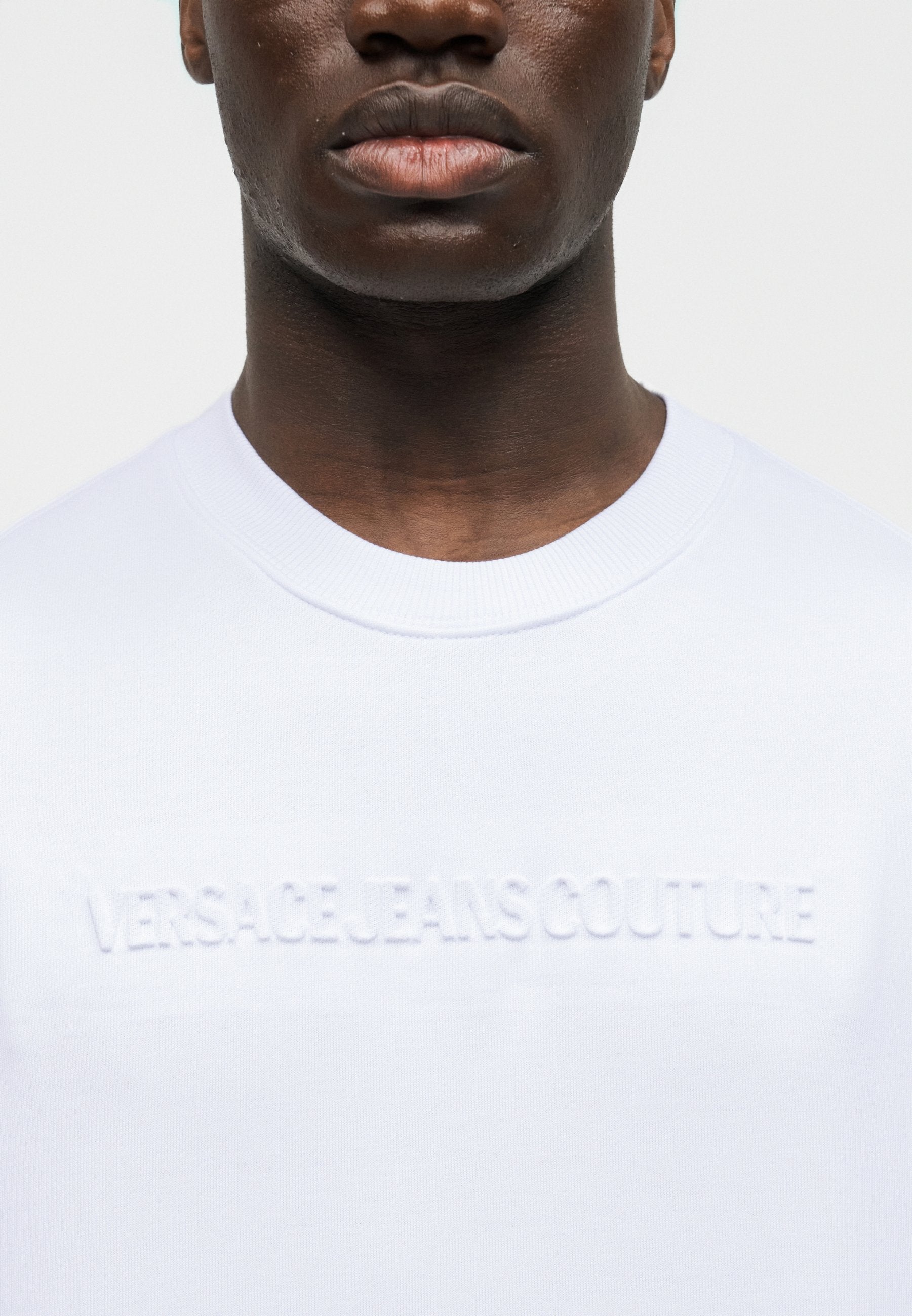EMBOSSED - Sweatshirt - white