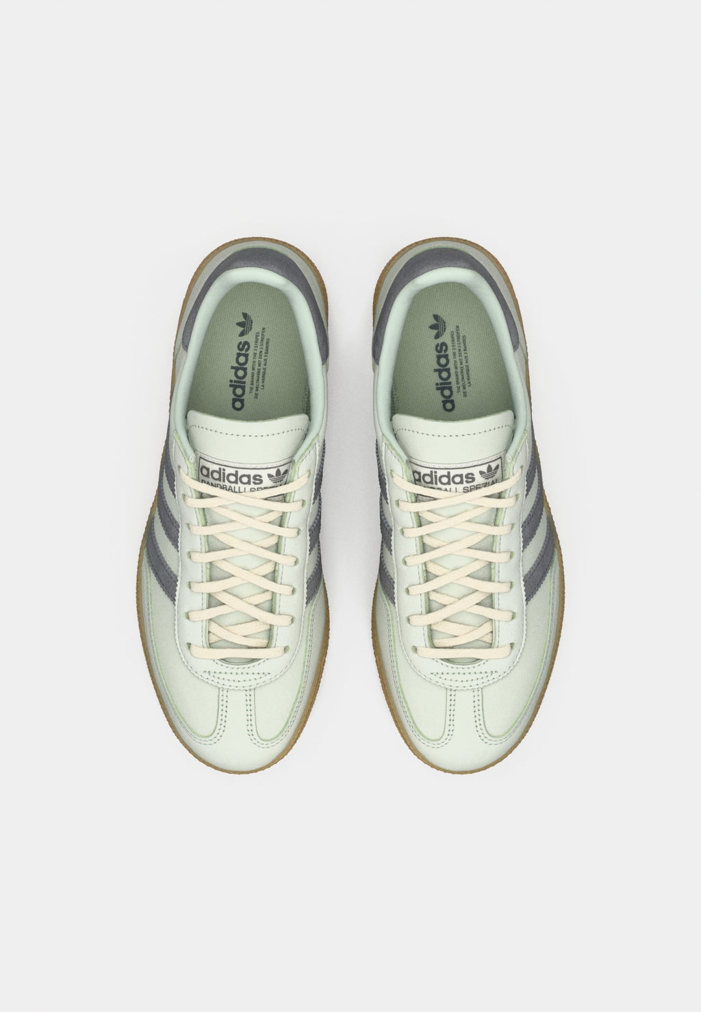 HANDBALL SPEZIAL - Baskets - vert lin/gris quatre/blanc cassé