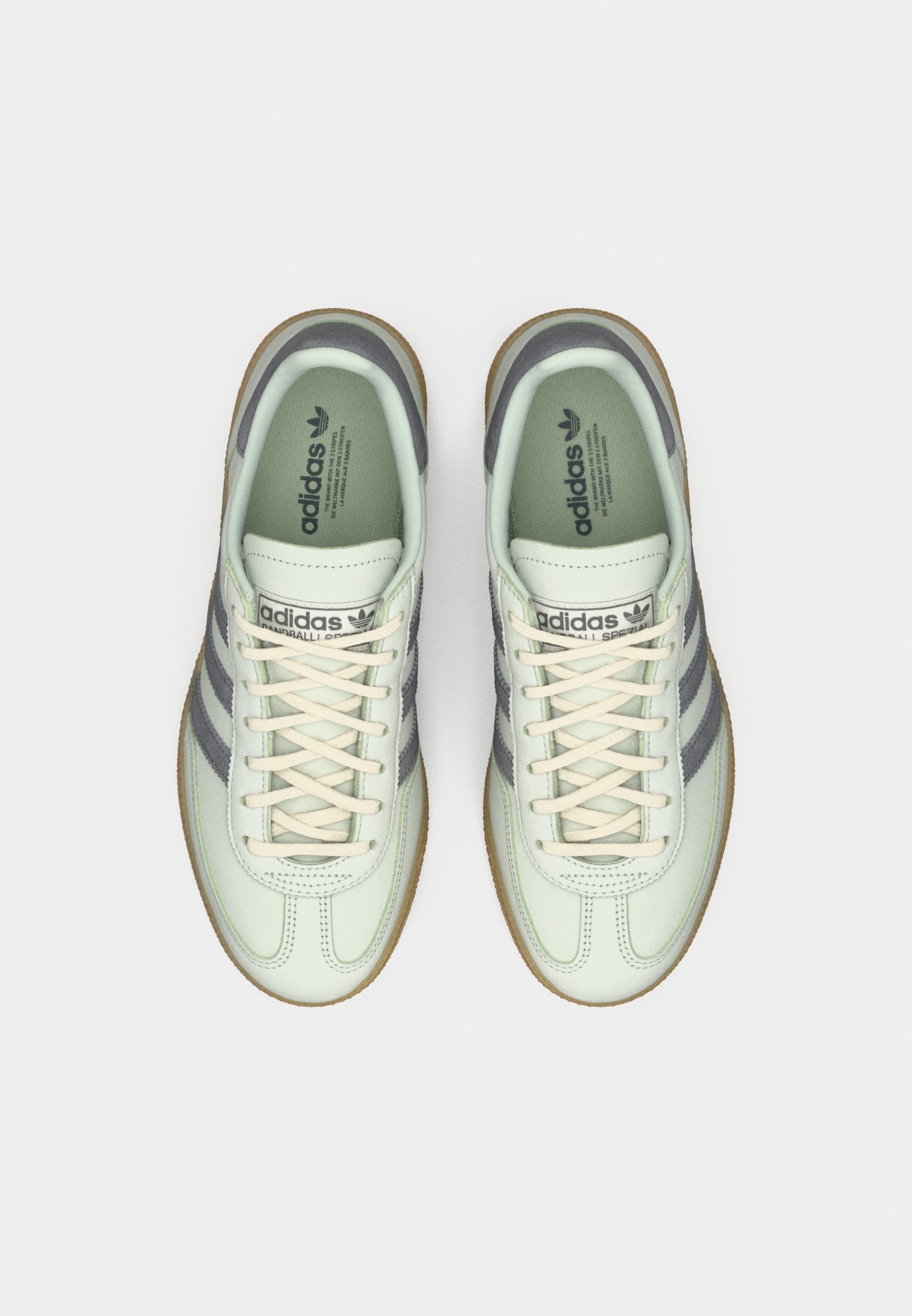 HANDBALL SPEZIAL - Baskets - vert lin/gris quatre/blanc cassé