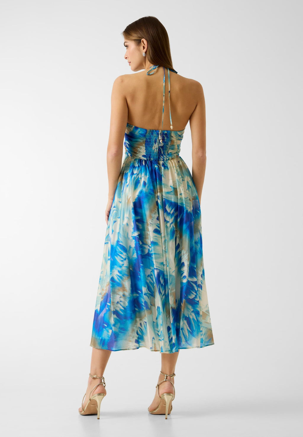 KAT PRINTED SL MIDI DRESS - Robe de jour - ethereal butterflies