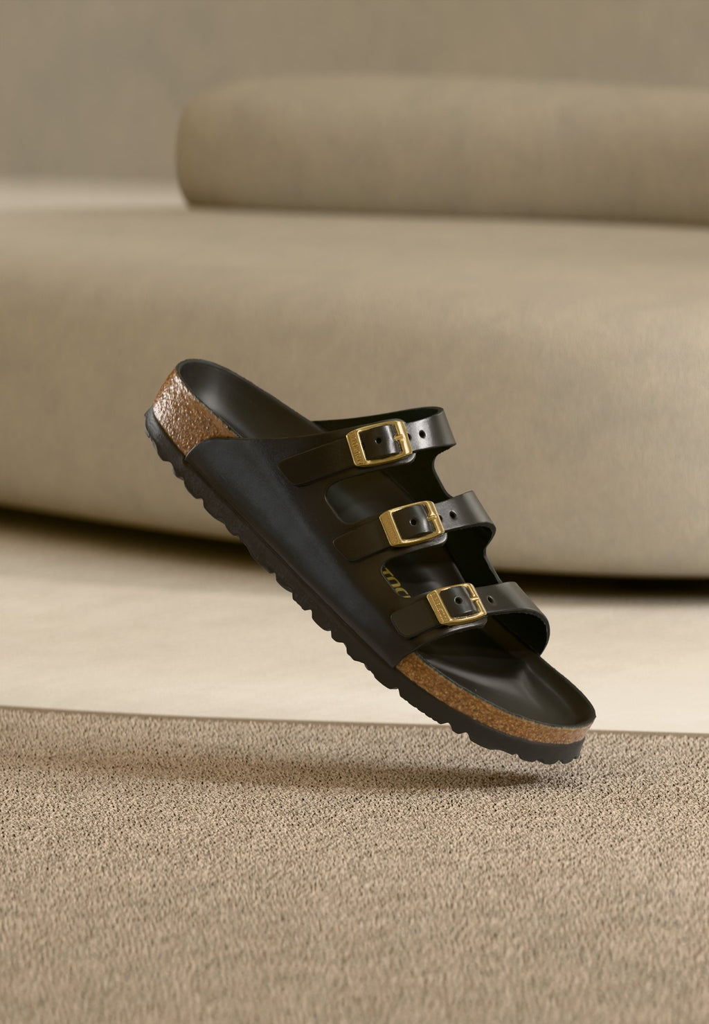 FLORIDA FR LENA AMALFI BLACK HEXS NARROW - Sandales - amalfi black