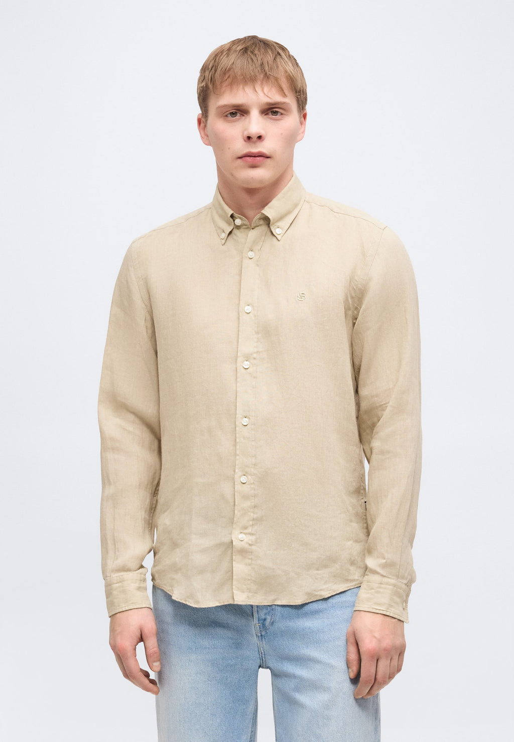 LIAM - Shirt - open beige