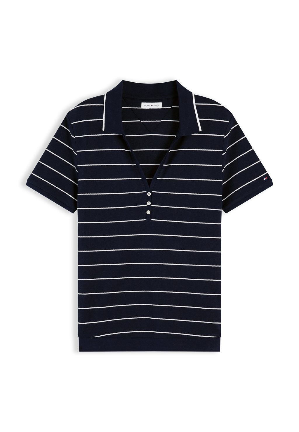 Polo shirt - fine stp dark night navy / white
