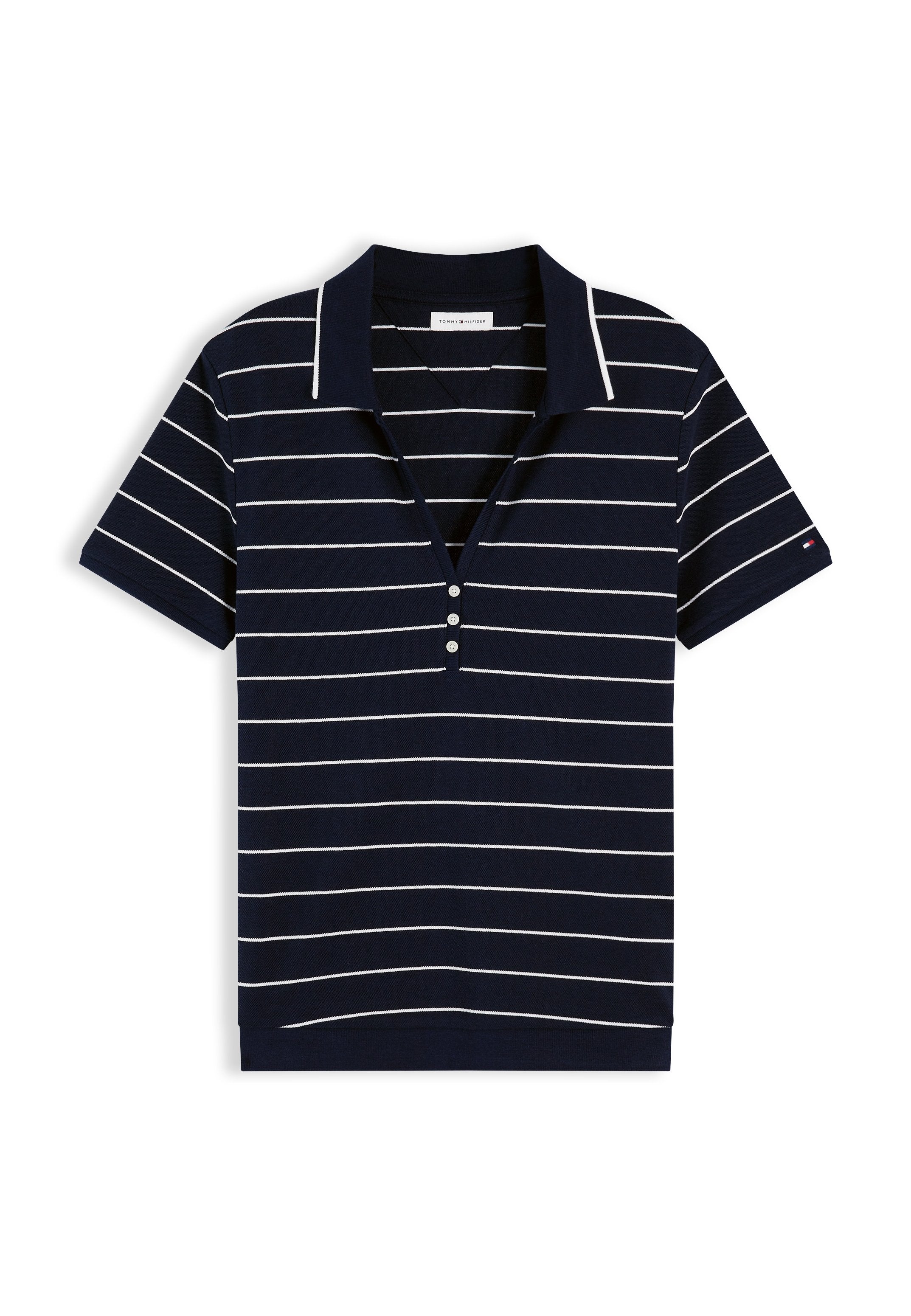 Polo shirt - fine stp dark night navy / white