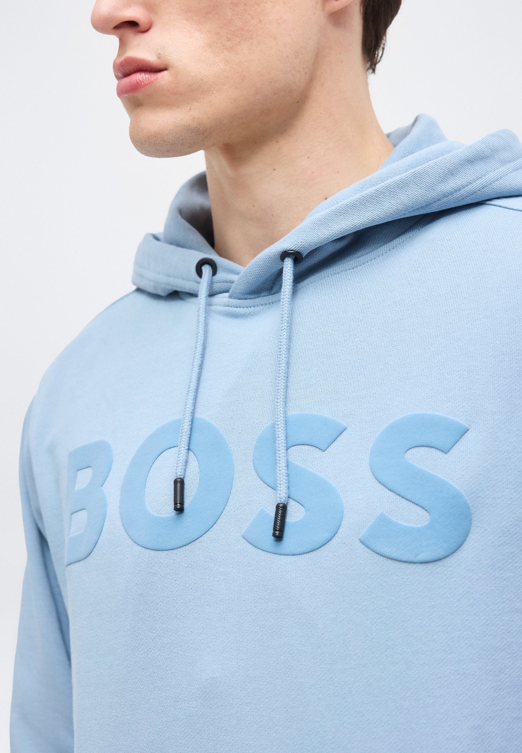 WEBASIC HOOD - Hoodie - light pastel blue