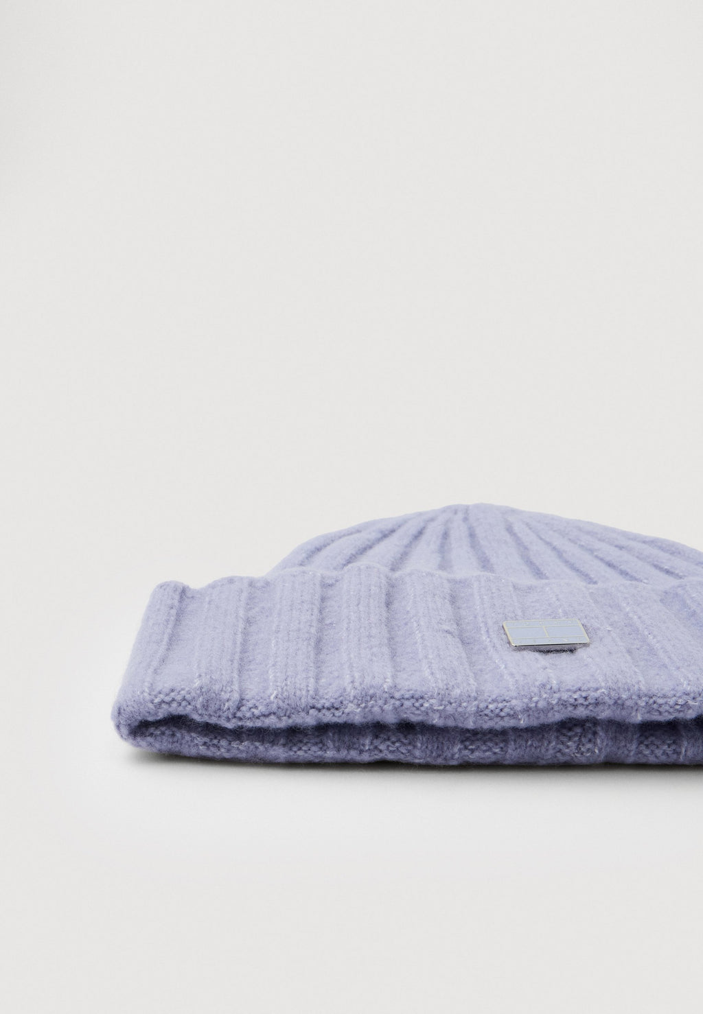 HERITAGE PLAQUE WOOL BLEND BEANIE - Beanie - periwinkle dusk