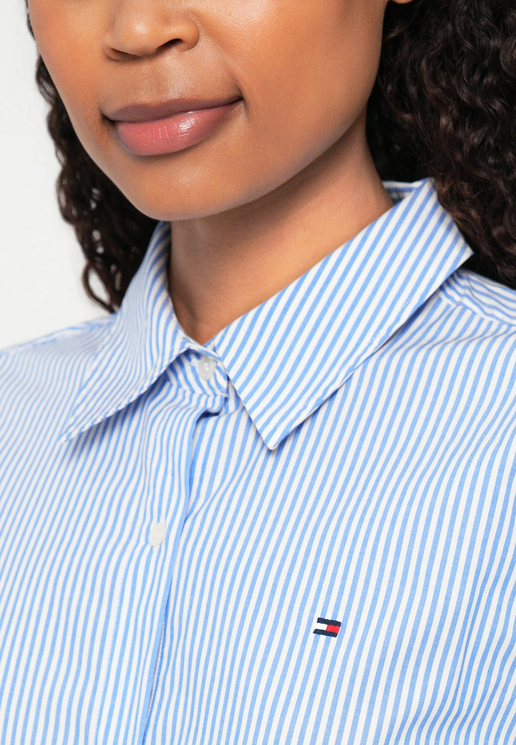 REGULAR CLASSIC SHIRT - Button-down blouse - blue