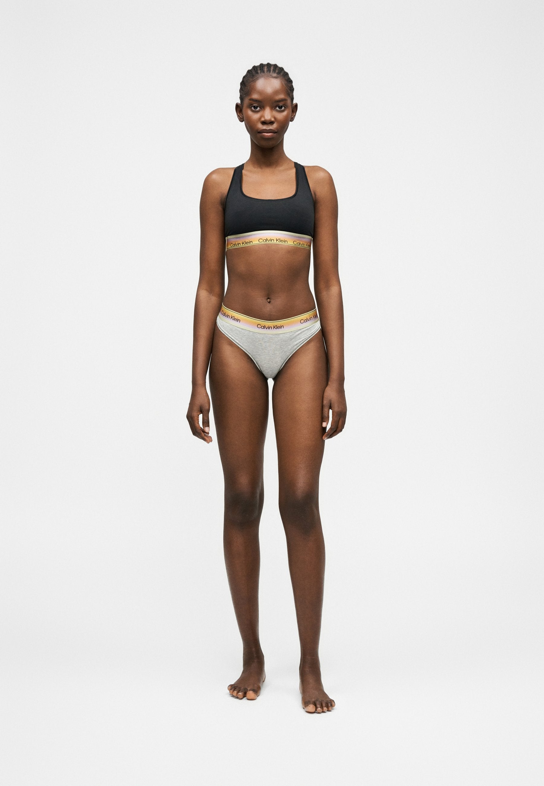 PRIDE - Thong - grey heather