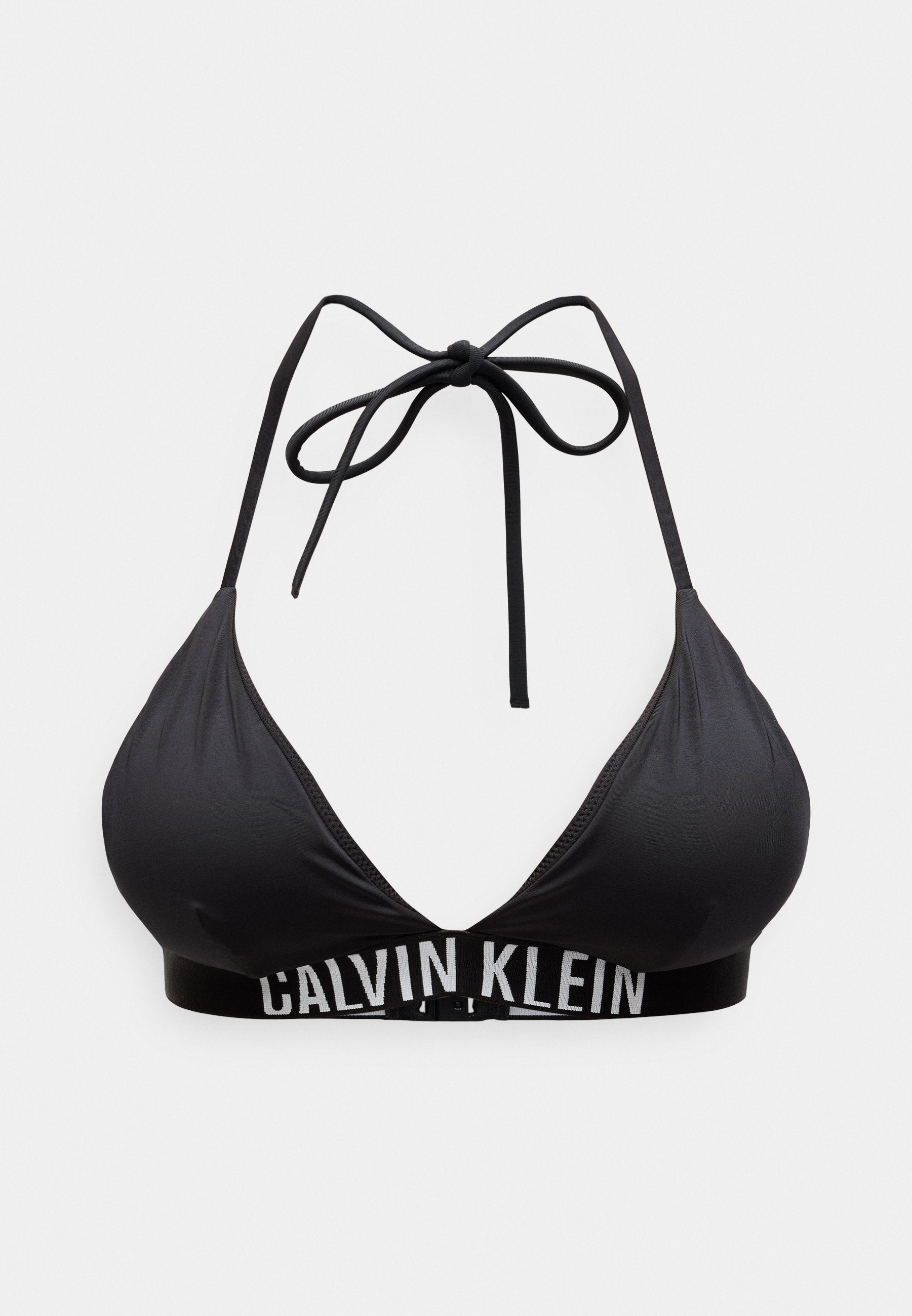 HALTER ÜÇGEN YOĞUN GÜÇ MAYO - Bikini üstü - siyah