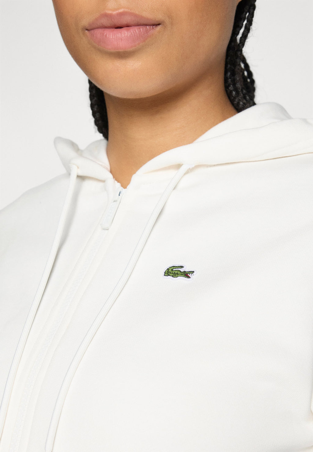 HOODED CLASSIC SWEATJACKET  - Zip-up sweatshirt - flour